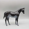 Cold Starlit Night OOAK Black and Pearl Deco w/ Etched Stars Weanling By Ashley Palmer Holiday Sale HS23