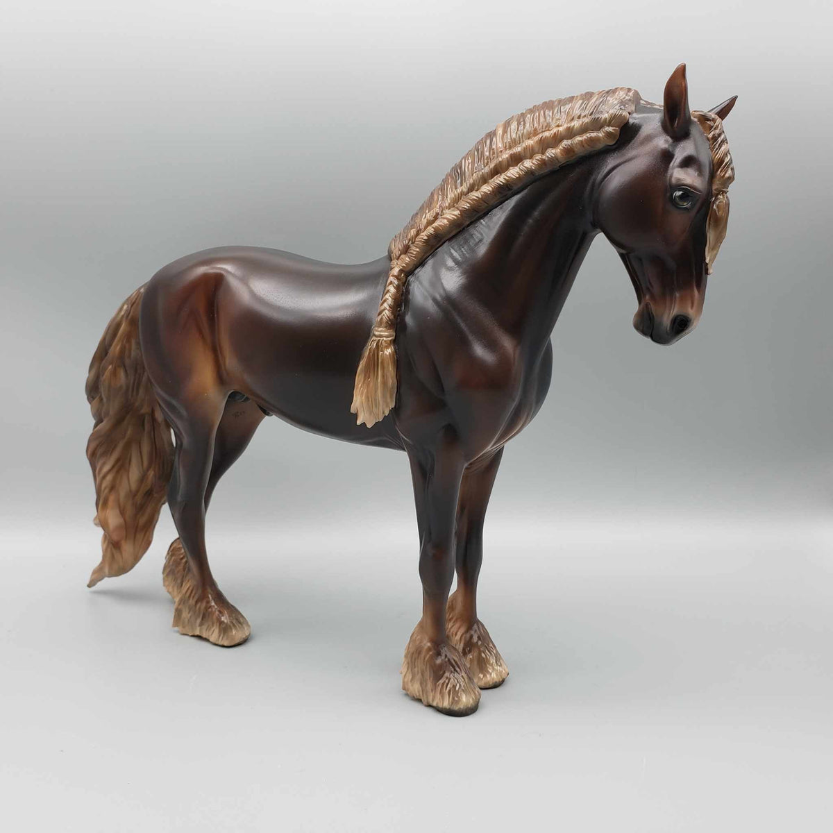 Flickering Firelight OOAK Chestnut Friesian Andalusian By Ashley Palmer Holiday Best Offers 12/11/23