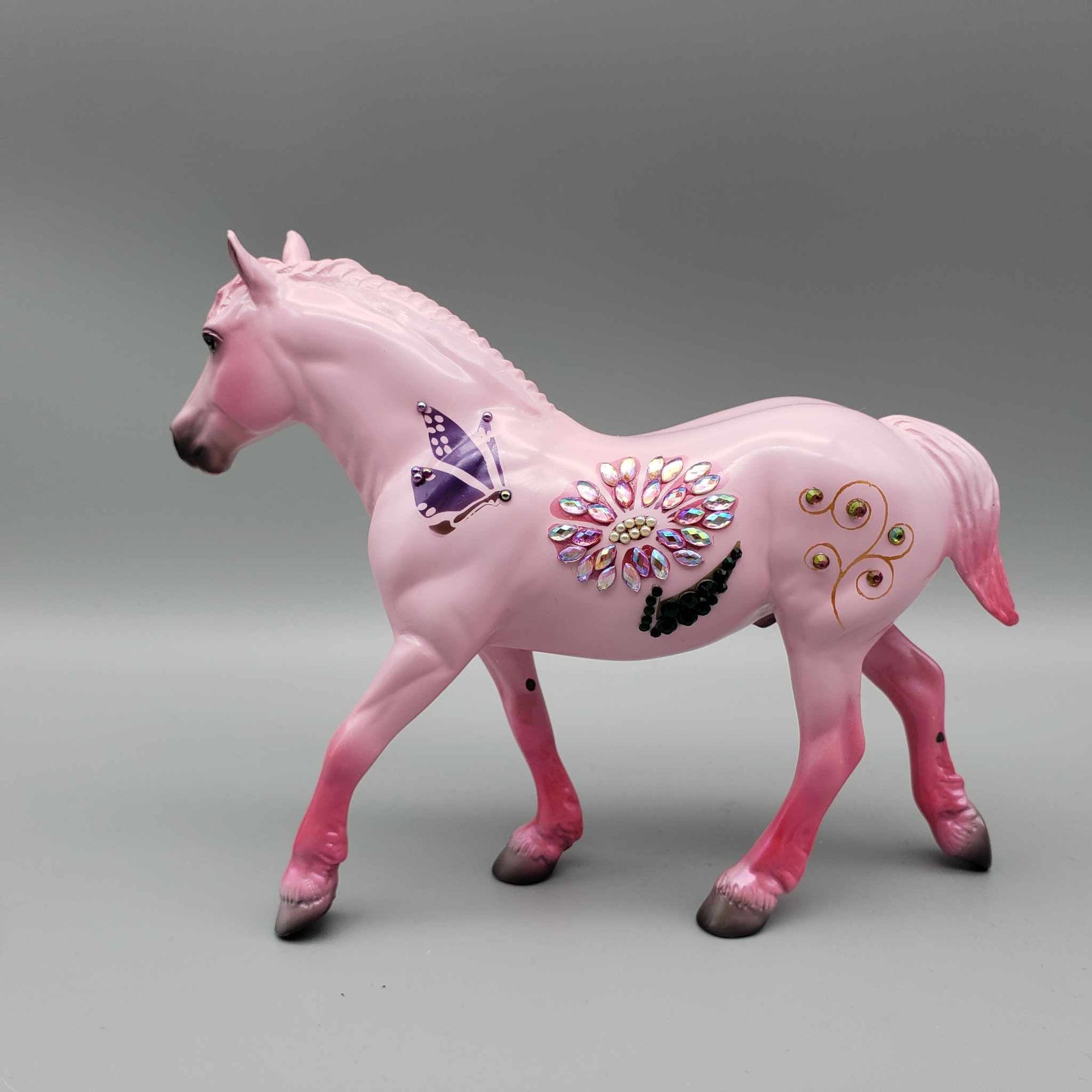 OOPSIE DAISY OOAK Pink Bling Draft Pebble By Dawn Quick Holiday Sale HS23