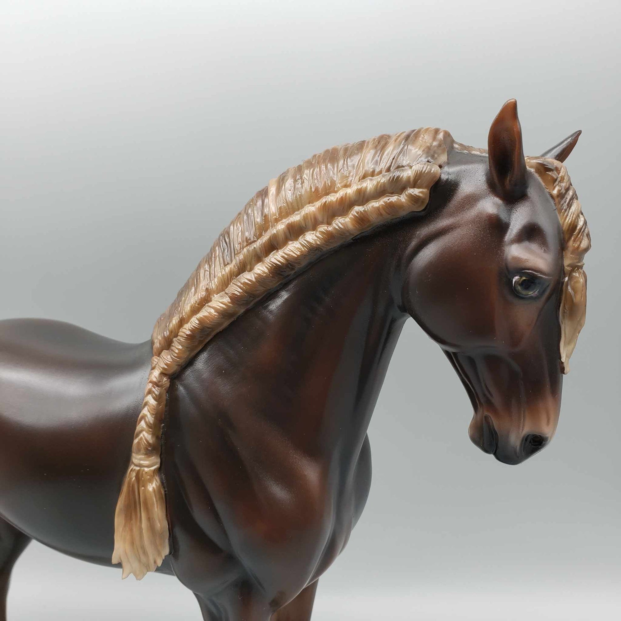Flickering Firelight OOAK Chestnut Friesian Andalusian By Ashley Palmer Holiday Best Offers 12/11/23