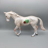 Ornaments OOAK Dappled Pink / Champagne Deco Oraments Thoroughbred By Angela Marleau Holiday Sale HS23