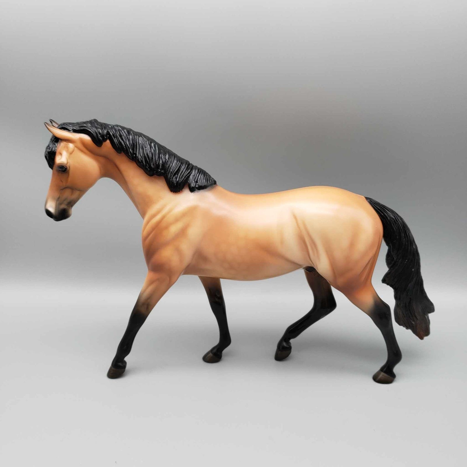 Spice Cake OOAK Dappled Buckskin Pony By Angela Marleau Holiday Sale HS23