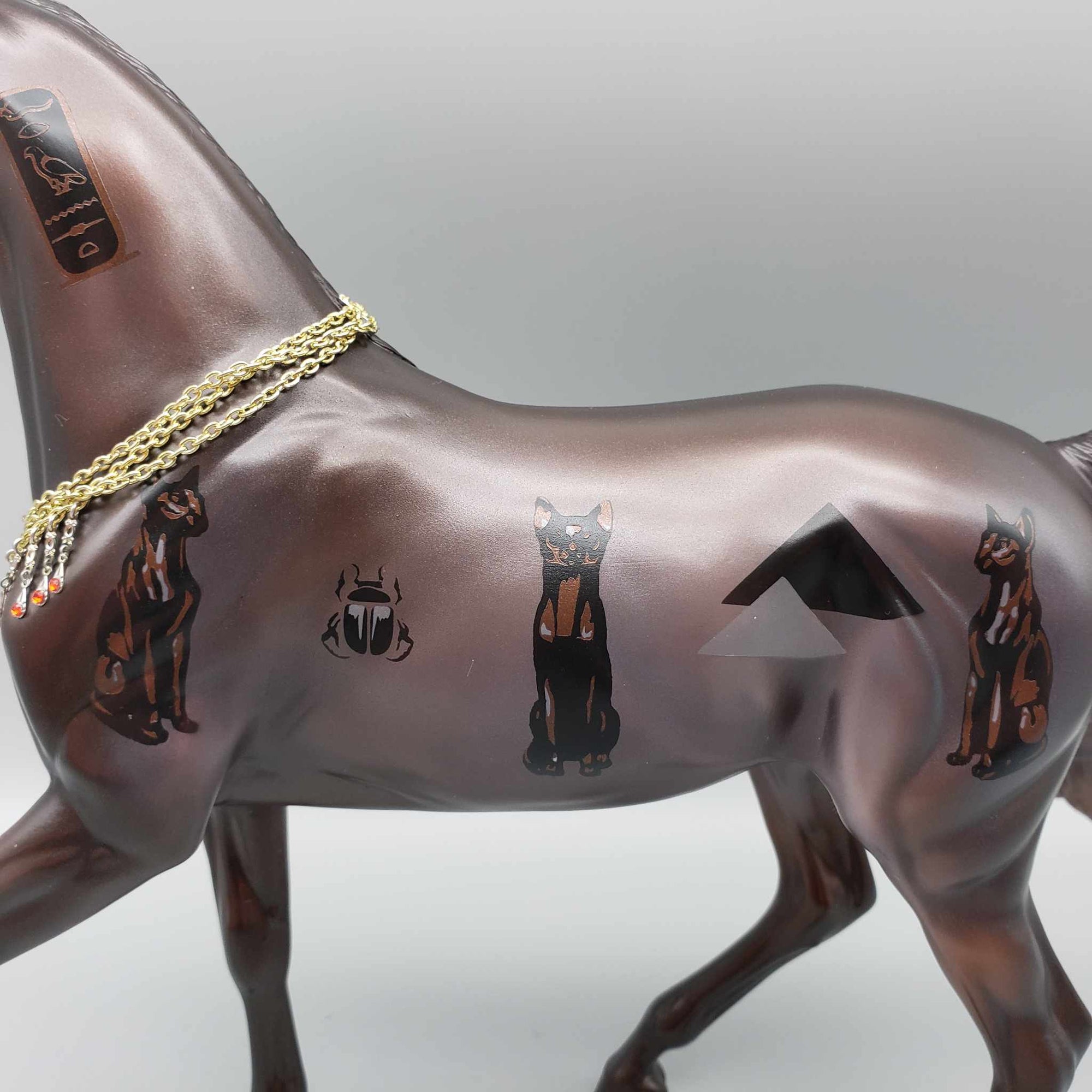 Francet III OOAK Egyptian Cat Decorator Arab Mare Set By Caroline Boydston Best Offers Holiday Sale HS23