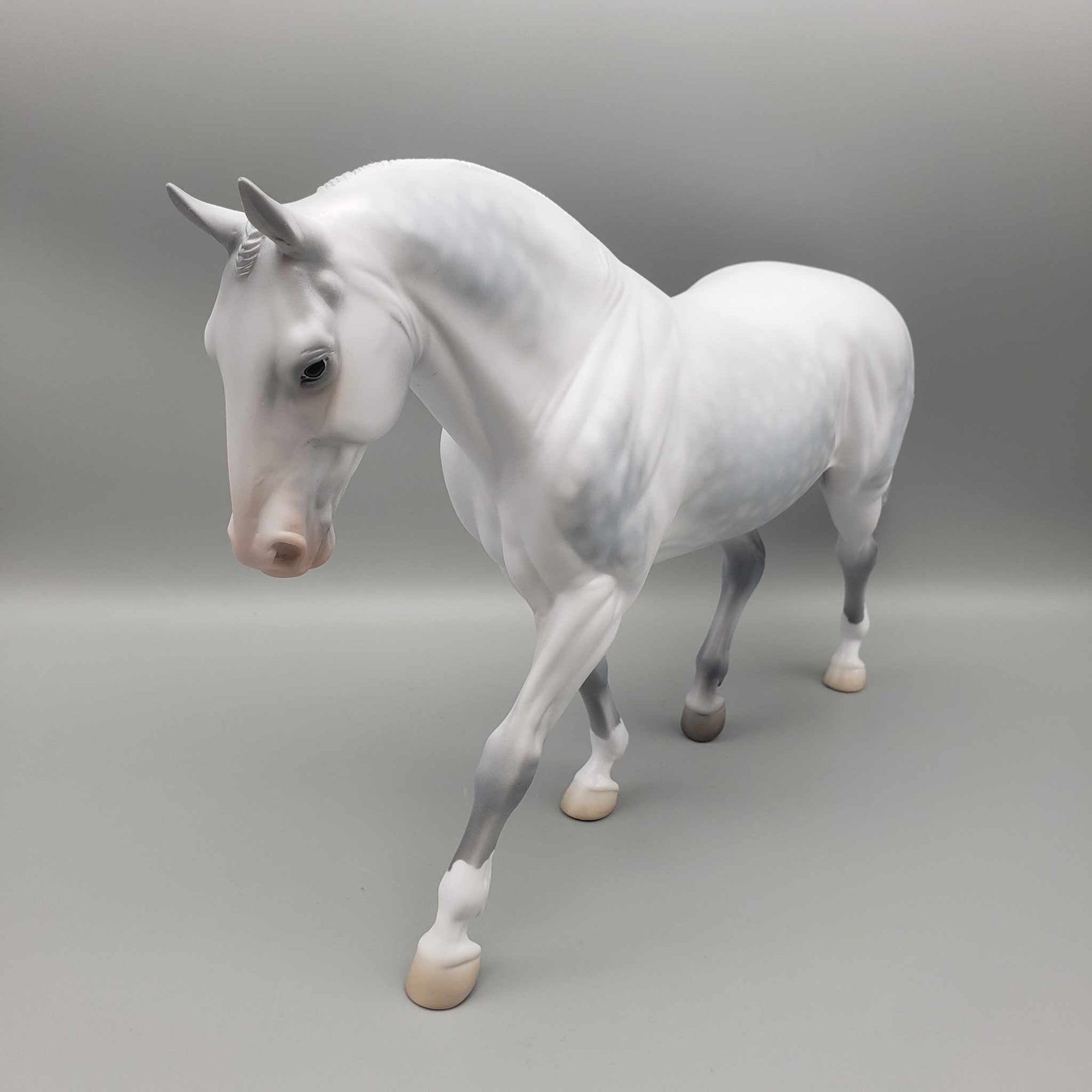 Emmanuel OOAK Dappled Gray Irish Draft By Jess Hamill Holiday Sale HS23