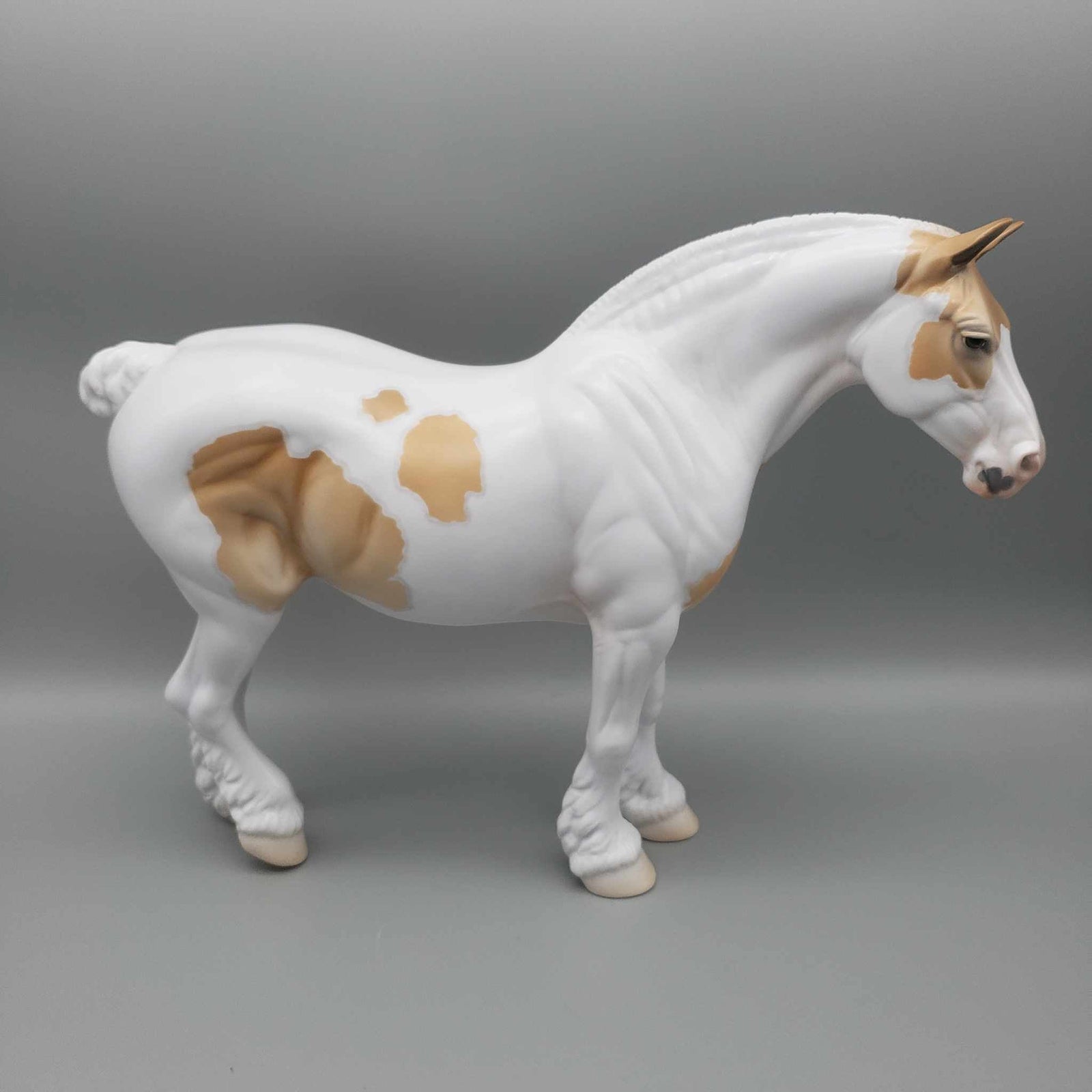 Peanut Brittle OOAK Palomino Tobiano Heavy Draft By Jess Hamill Holiday Sale HS23