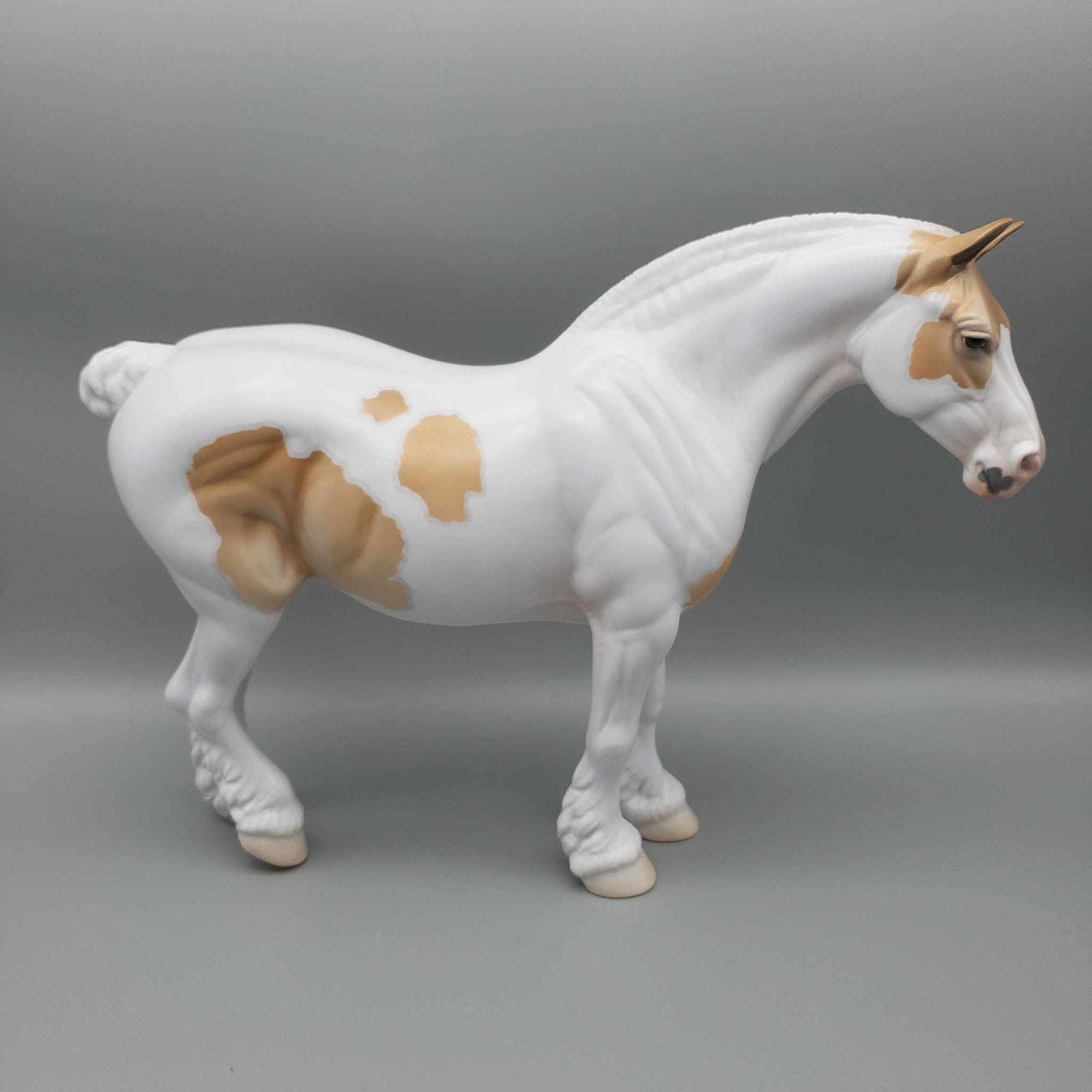 Peanut Brittle OOAK Palomino Tobiano Heavy Draft By Jess Hamill Holiday Sale HS23