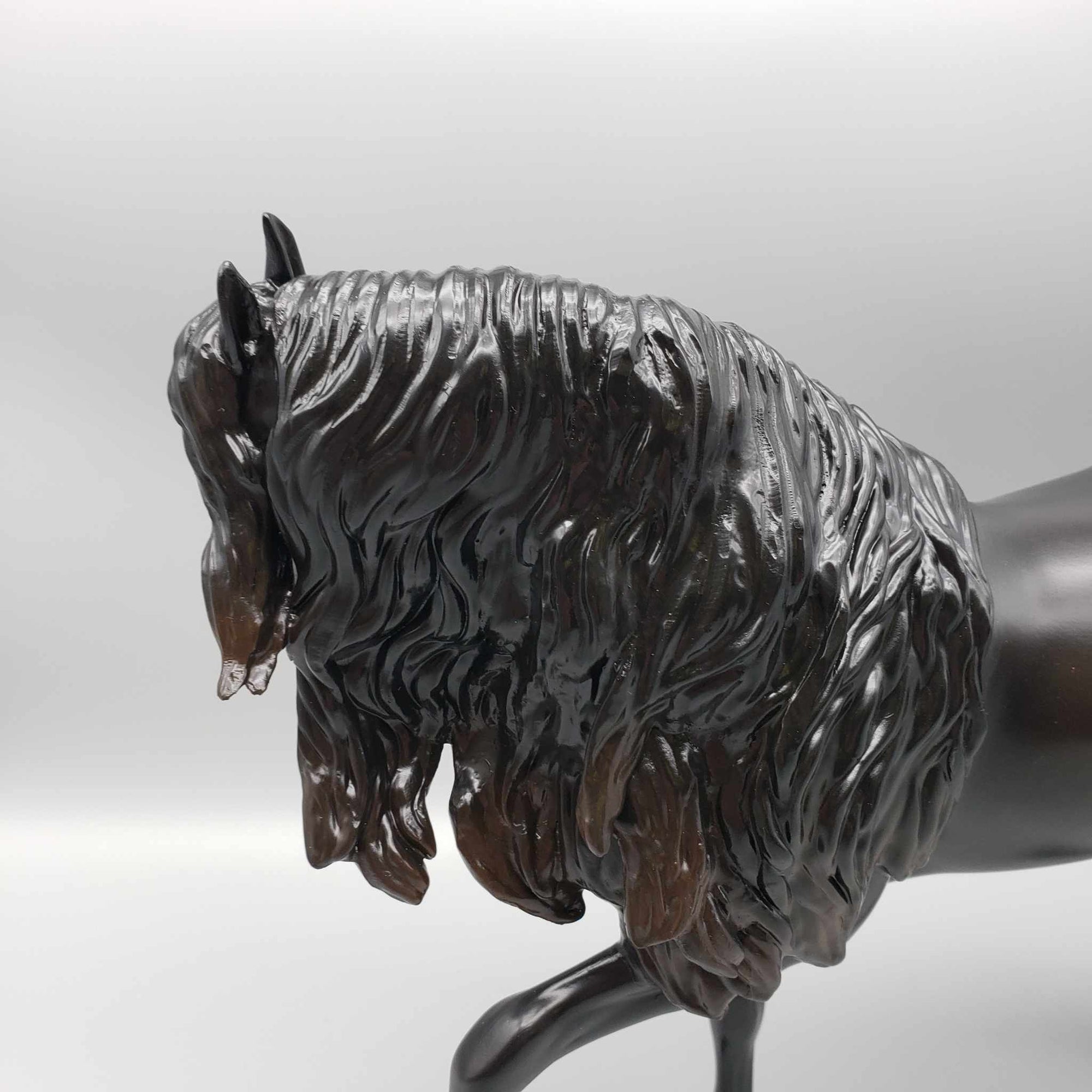 Winter Warlock OOAK Lightly Dappled Black Friesian Thoroughbred By Ellen Robbins Holiday Best Offers 12/11/23