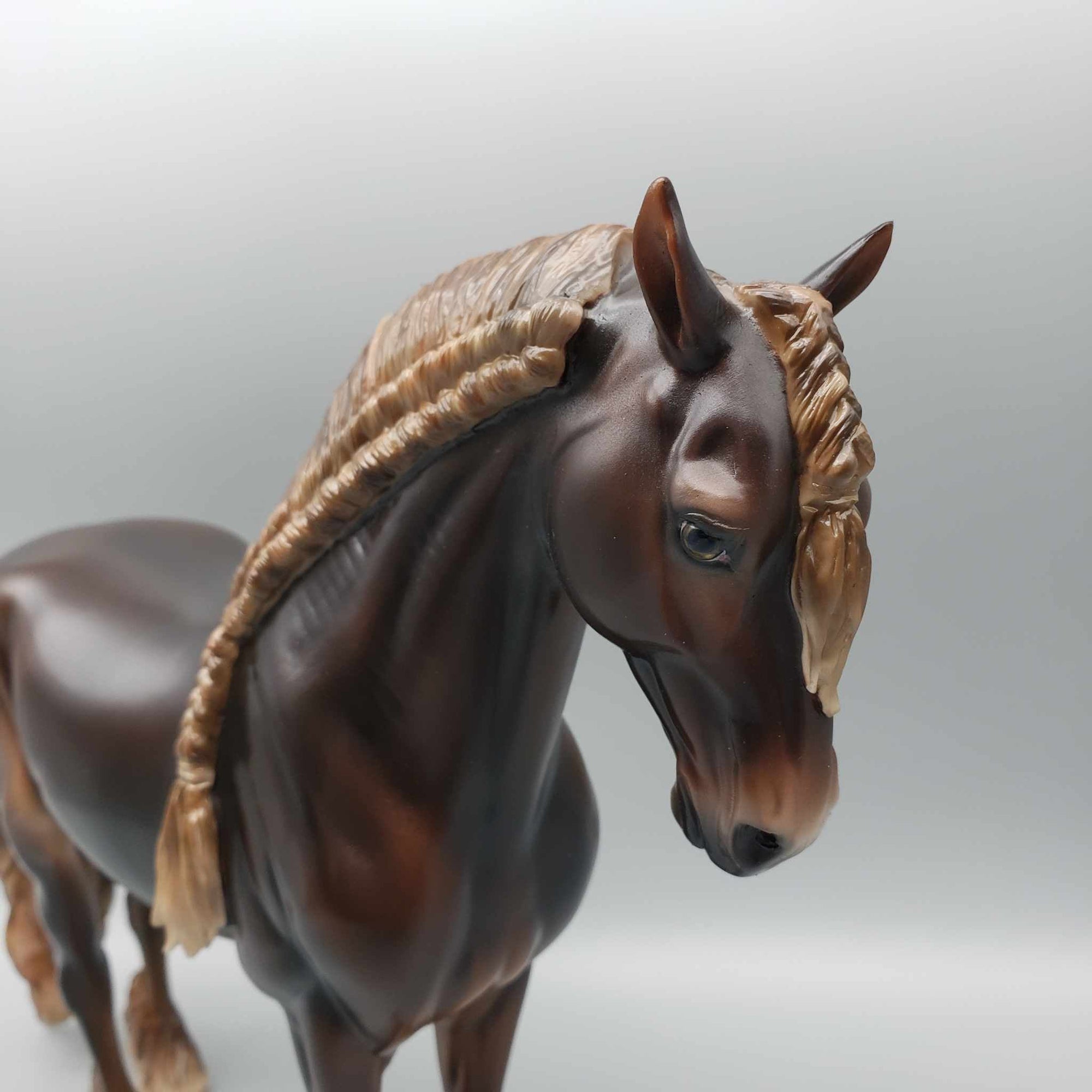 Flickering Firelight OOAK Chestnut Friesian Andalusian By Ashley Palmer Holiday Best Offers 12/11/23