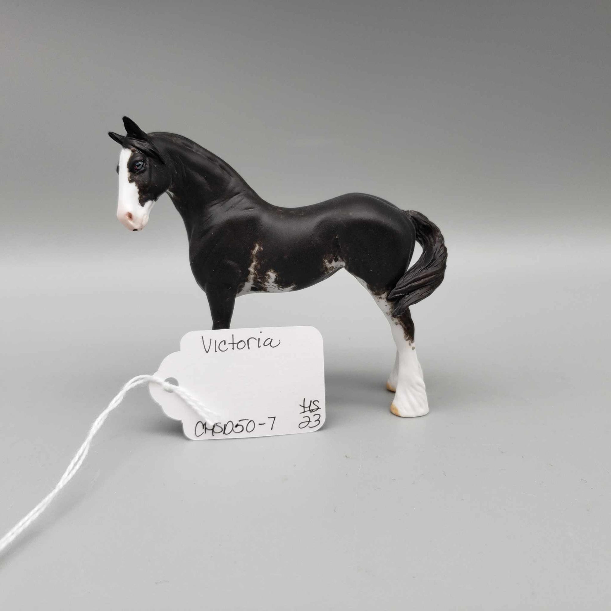 Victoria OOAK Black Splash Draft Chip By Andrea Thomason Holiday Sale HS23