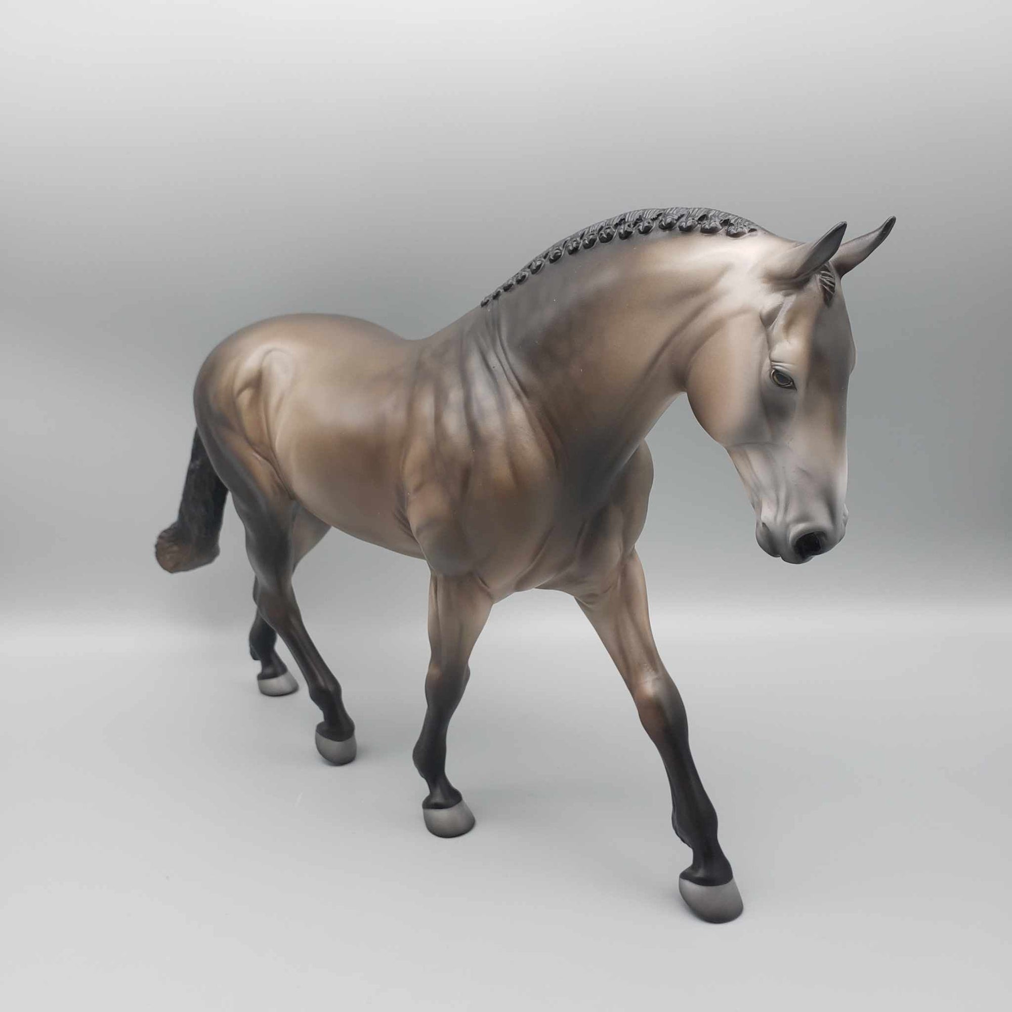 Donner OOAK Dappled Sooty Buckskin Irish Draft By Jess Hamill Holiday Sale HS23