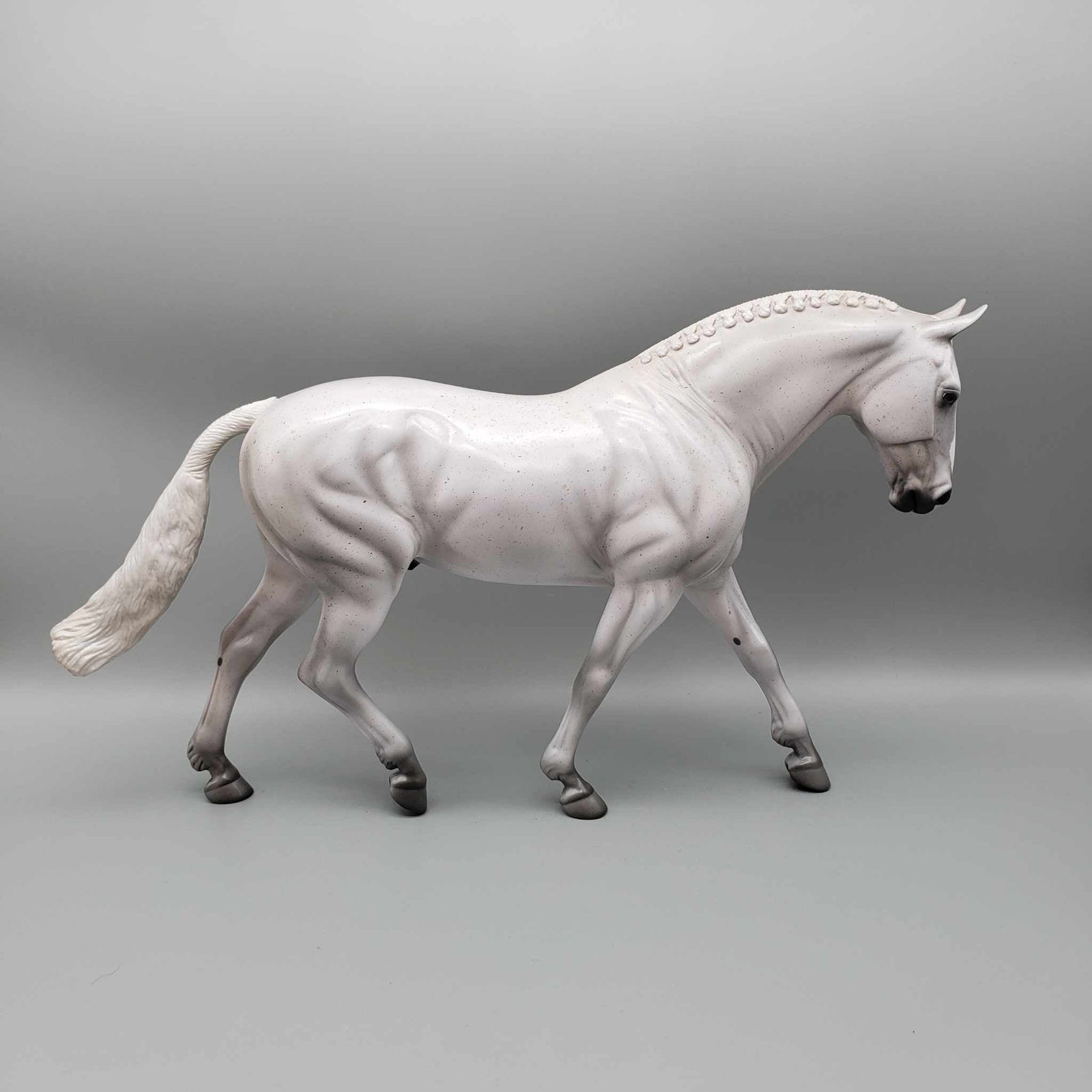 Grey Skies OOAK Fleabitten Grey Irish Draft By Angela Marleau Holiday Sale HS23