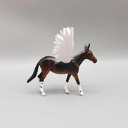 Awe OOAK Bay Mule Chip with Angel Wings By Angela Marleau Holiday Sale HS23