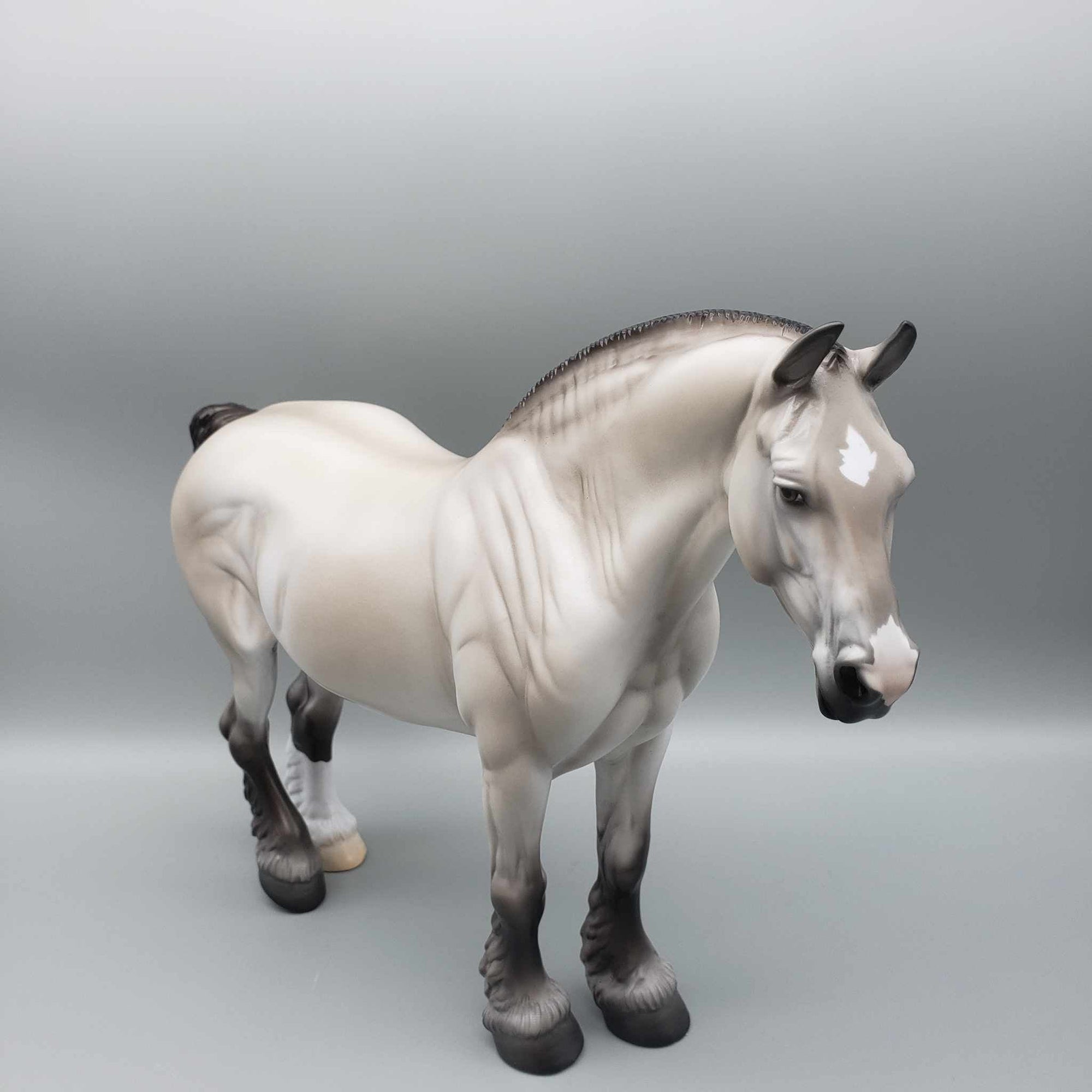 Mitten OOAK Light Buckskin W/ Star &amp; Snip By Jess Hamill Holiday Sale HS23