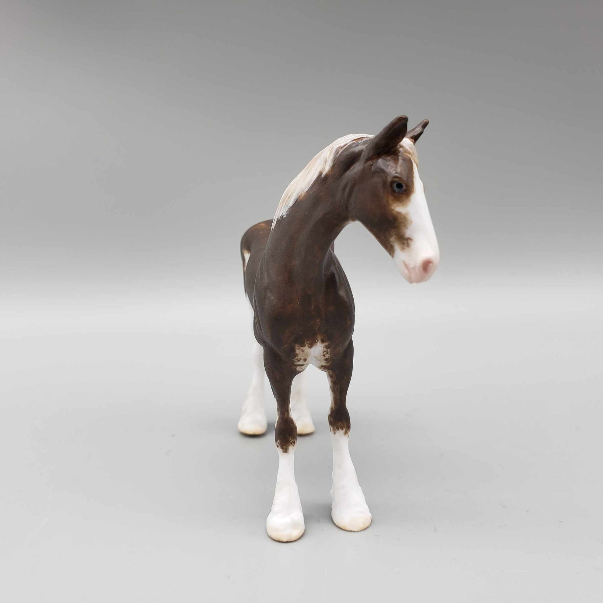 Howga OOAK Flaxen Chestnut Splash Draft Chip By Andrea Thomason Holiday Sale HS23