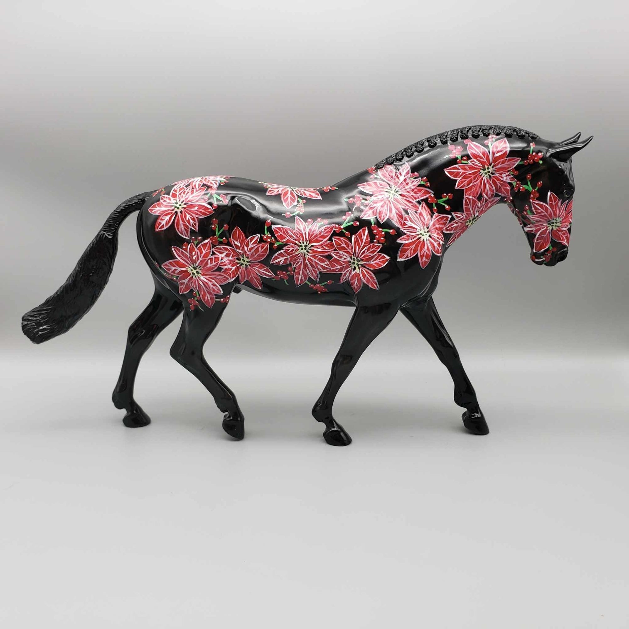 Poinsettia Nights OOAK Deco Irish Draft By Dawn Quick Holiday Best Offers 12/11/23