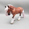 Turtledove OOAK Deco Pink Pearl Palomino Star Appaloosa Irish Cob By Angela Marleau Holiday Sale HS23