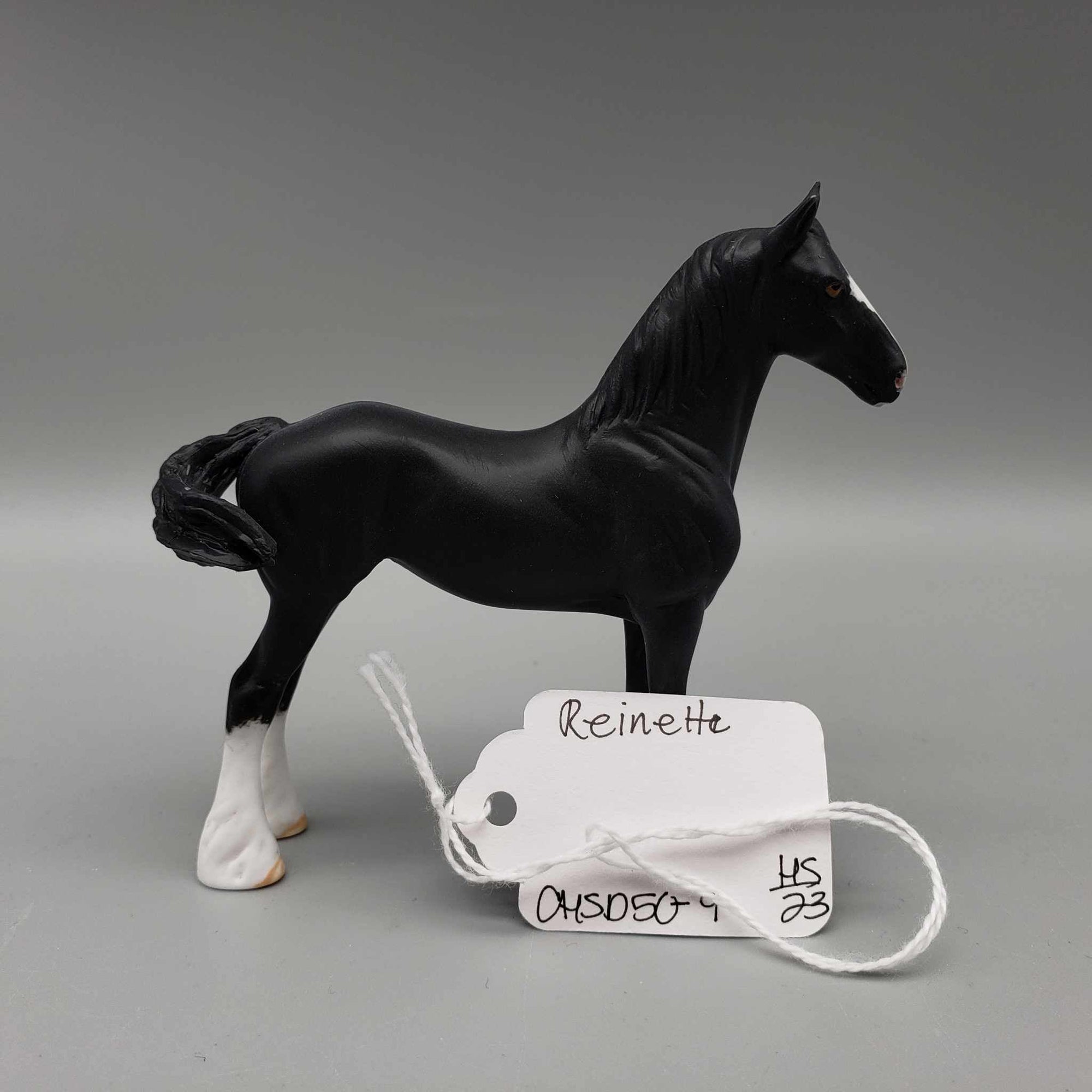 Reinette OOAK Black Draft Chip By Andrea Thomason Holiday Sale HS23