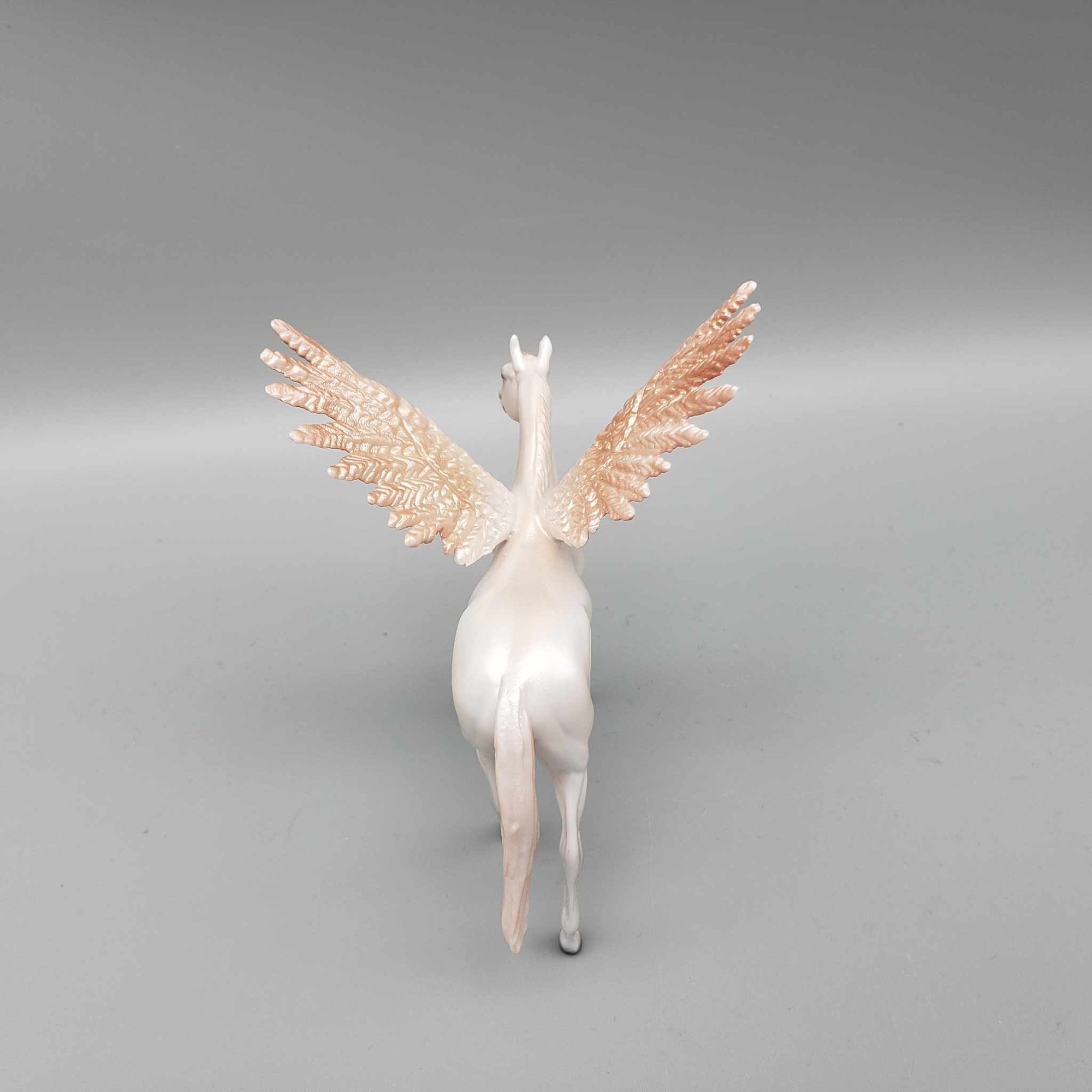 Joyous OOAK Deco  Champagne Angel Winged Thoroughbred Chip By Carrie Keller Holiday Sale HS23