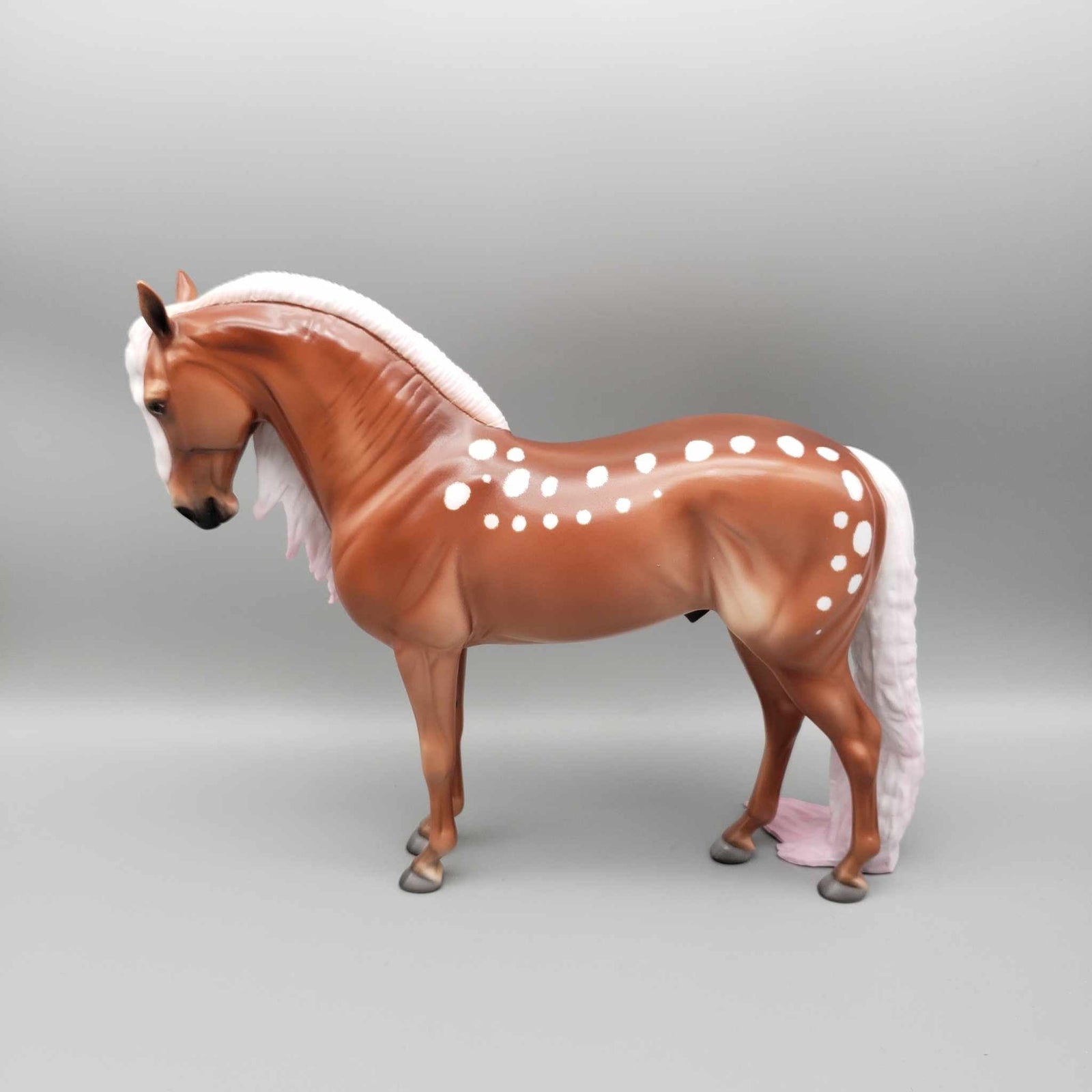 Deer Me Pink OOAK Deco Pink Deer Inspired Chestnut Andalusian By Angela Marleau Holiday Sale HS23