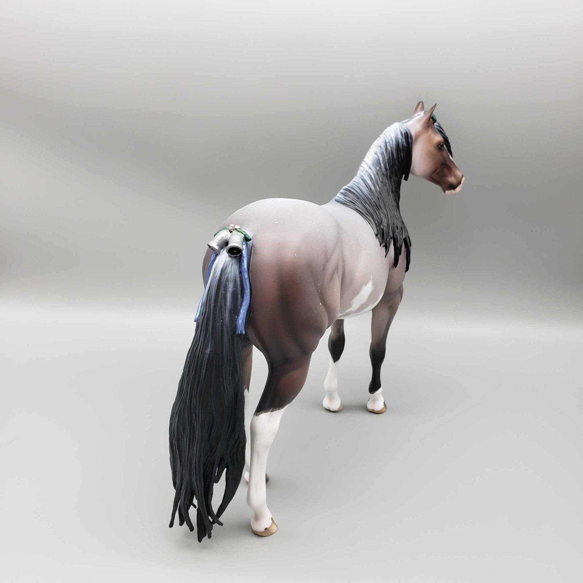 Secret Wish OOAK Bay Roan Overo ISH By Ellen Robbins Holiday Best Offers 12/11/23