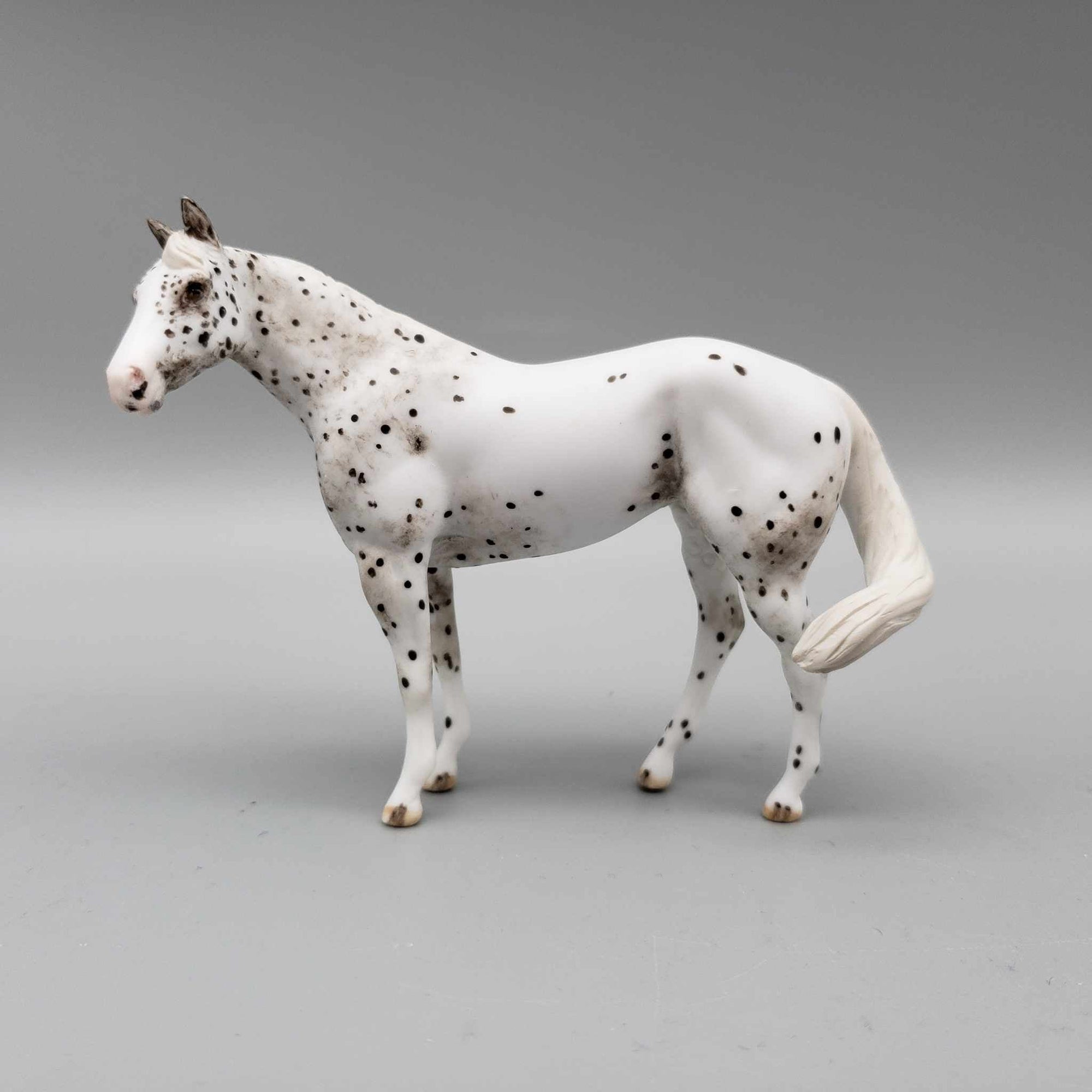 Semary OOAK Gray Leopard Appaloosa Custom Stock Chip By Andrea Thomason Holiday Sale HS23