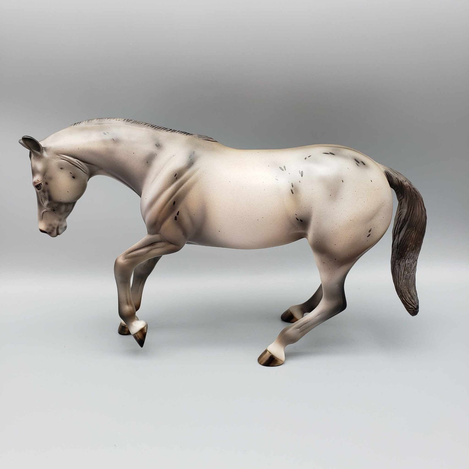 Noisemaker OOAK Varnish Appaloosa Roached Mane Performance Horse By Julie Keim Holiday Sale HS23