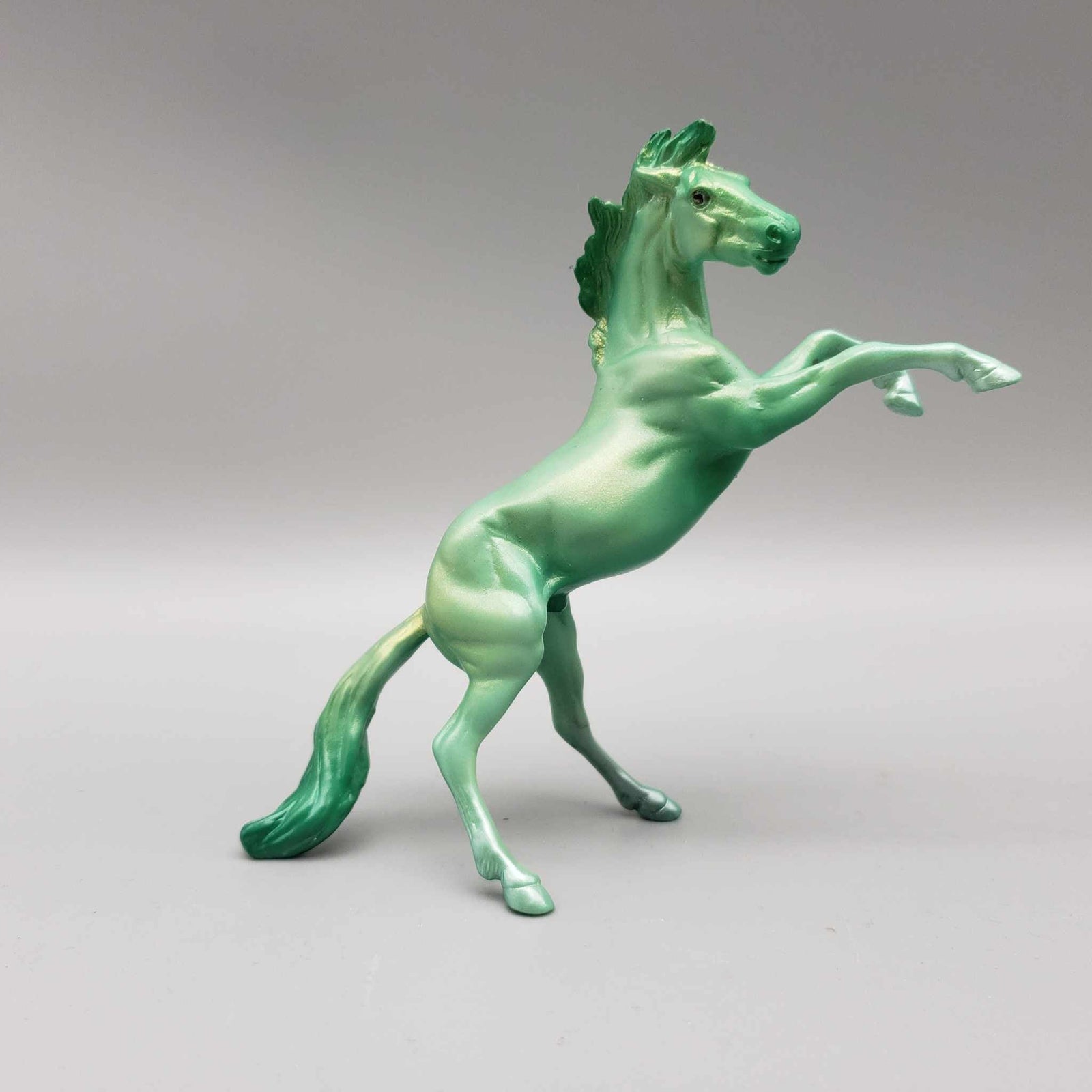 Ivy OOAK Green & Gold Deco Rearing Chip By Ashley Palmer Holiday Sale HS23