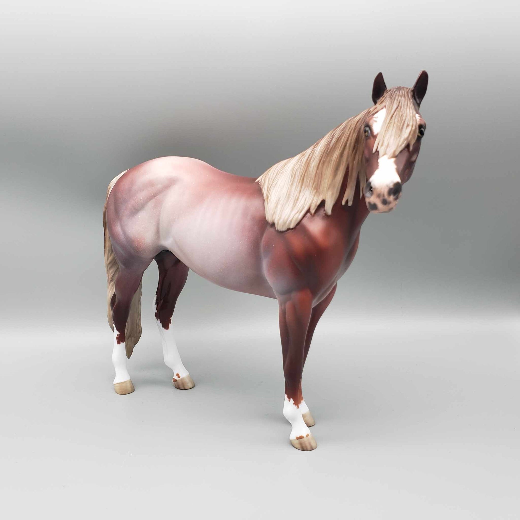 Caelid OOAK Red Roan Rabicano ISH By Jess Hamill Best Offer 1/7/24