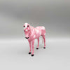 Snow Blush OOAK Deco Pink Pebble Arabian by Carrie Keller Holiday Sale HS23