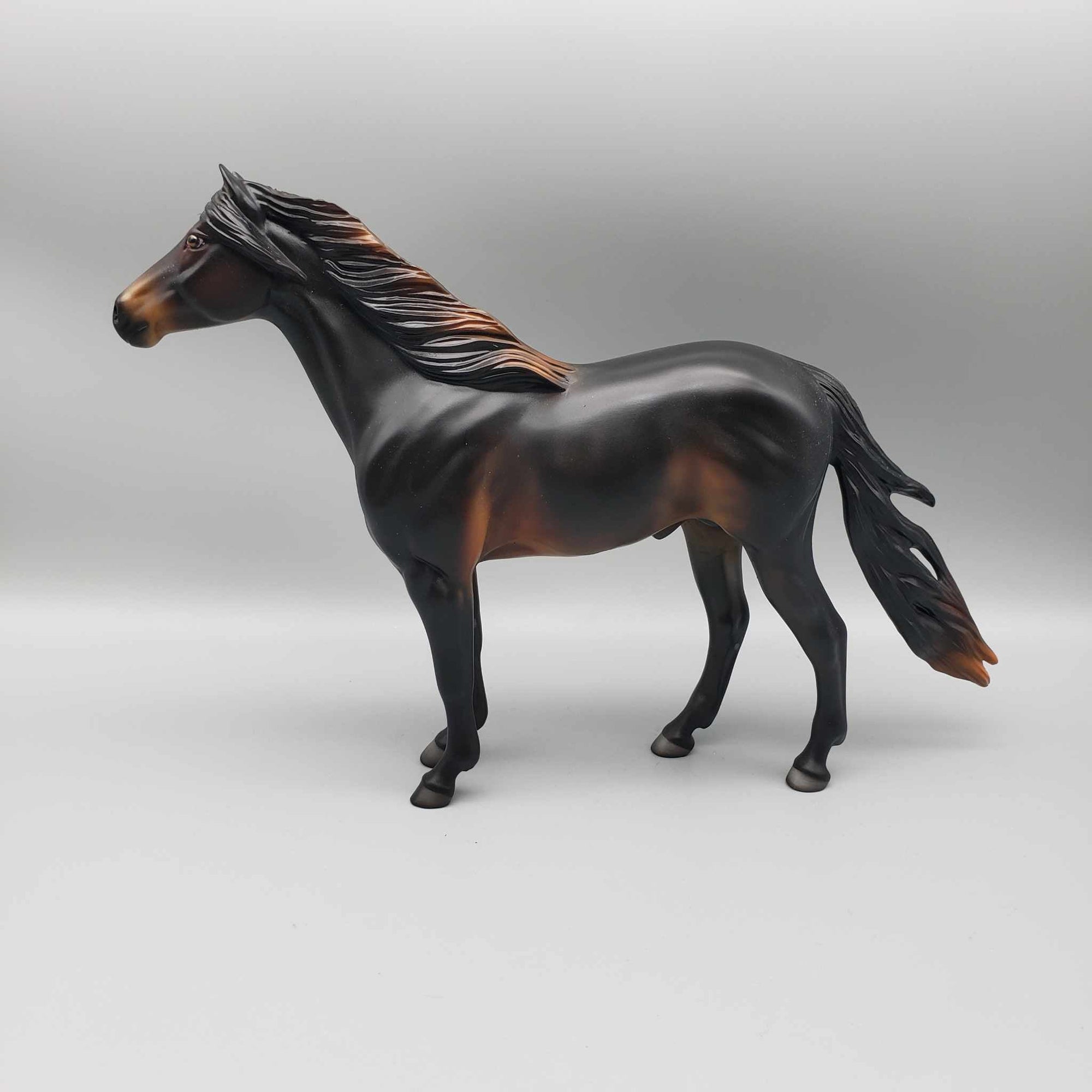 Dark Chocolate Delight OOAK Seal Bay Mustang by Angela Marleau Holiday Sale HS23