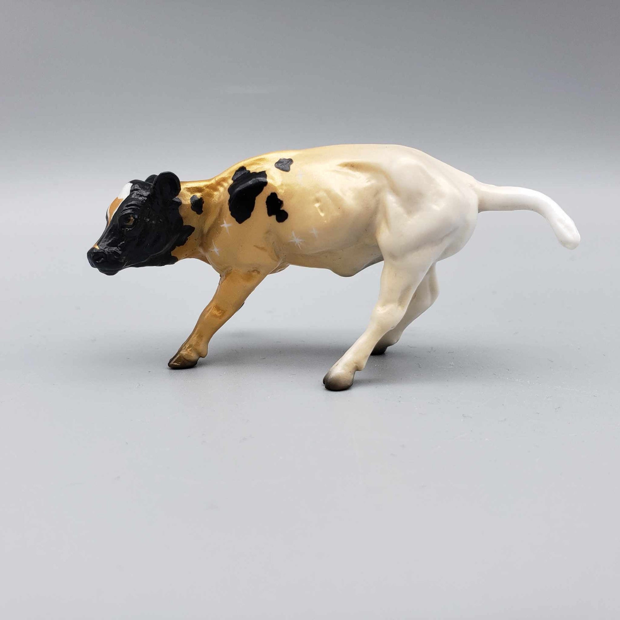 Champagne Toast OOAK Deco Calf Chip By Jess Hamill New Year Sales Collection NY23