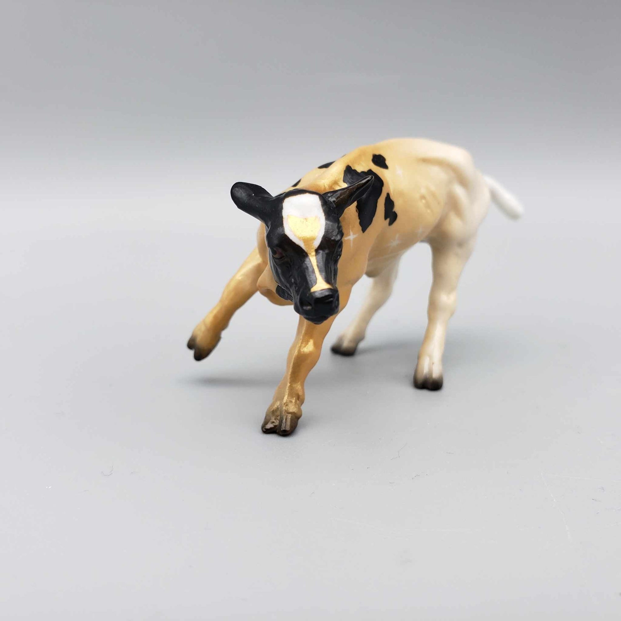 Champagne Toast OOAK Deco Calf Chip By Jess Hamill New Year Sales Collection NY23