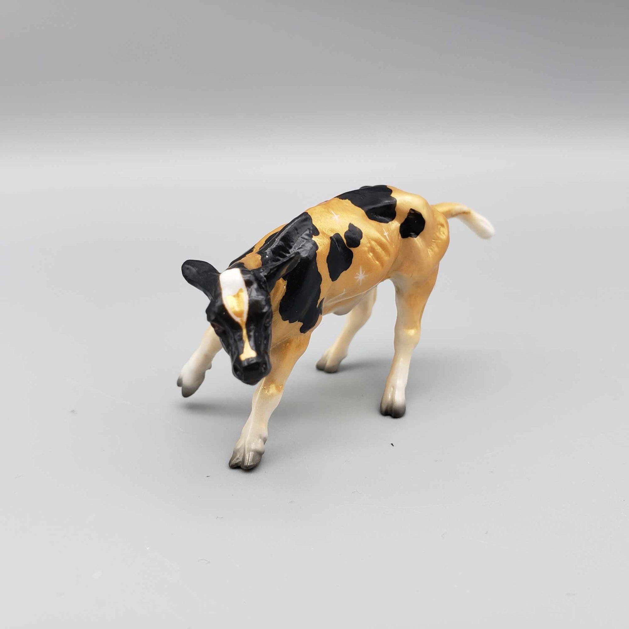 Champagne Dreams and Caviar Wishes OOAK Cutter and Calf Set By Jess Hamill New Year Sales Collection NY23