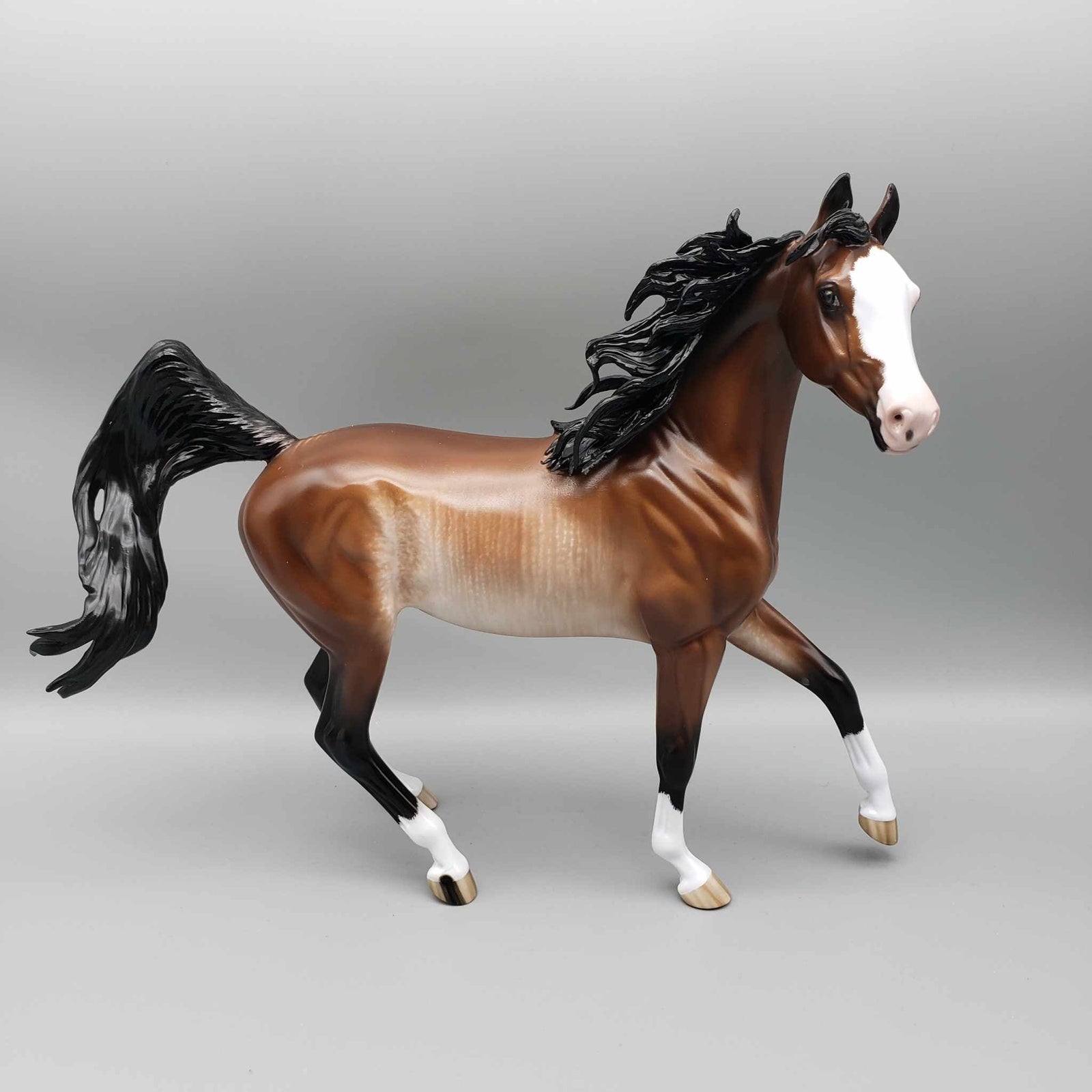 Bright Sparkler OOAK Bay Rabicano Arab Mare By Sheryl Leisure Best Offer 12/18/23