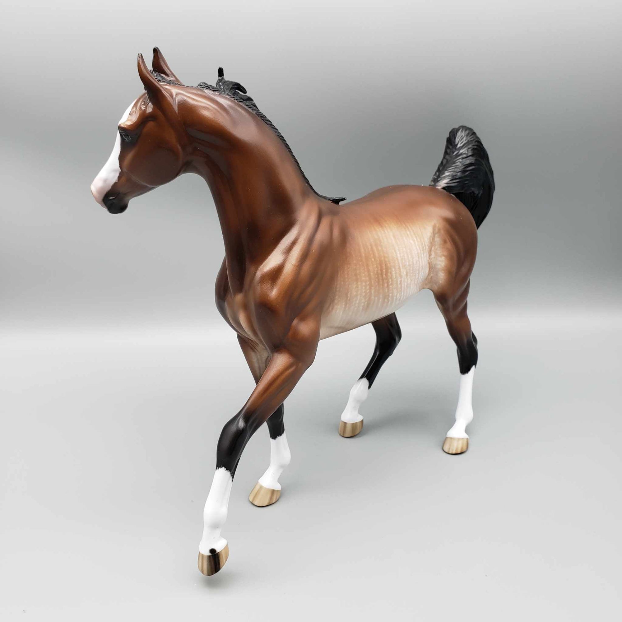 Bright Sparkler OOAK Bay Rabicano Arab Mare By Sheryl Leisure Best Offer 12/18/23