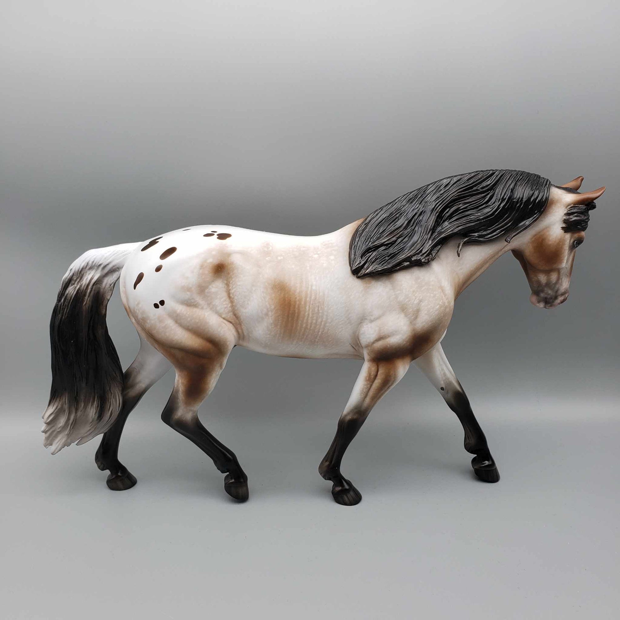 Cocktail Attire OOAK Bay Varnish Appaloosa Irish Draught By Sheryl Leisure Best Offer 12/18/23