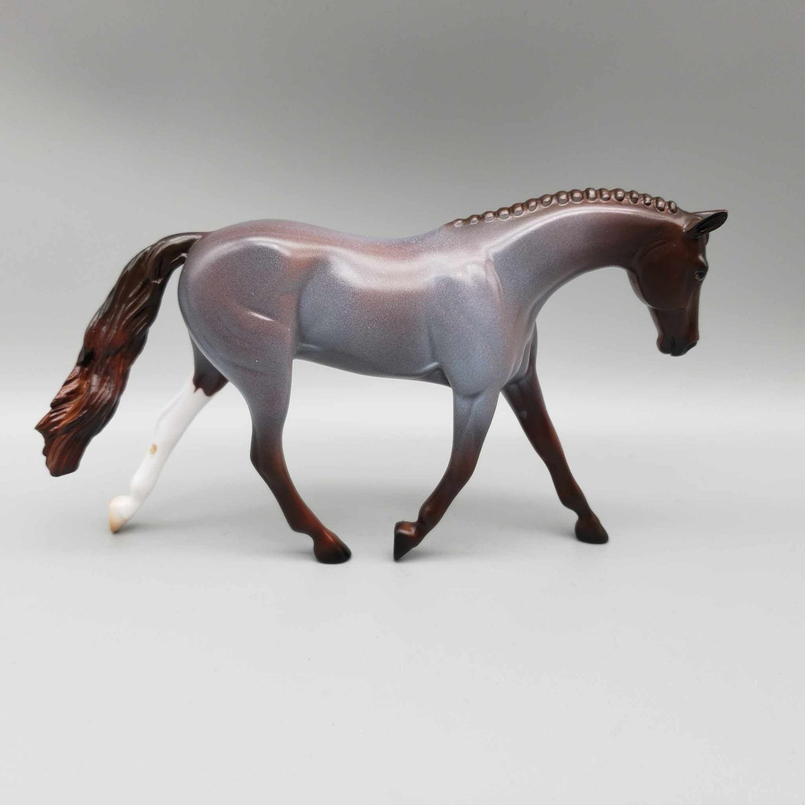 Warm Wishes OOAK Red Roan Warmblood Pebble By Angela Marleau New Year Sales Collection NY23