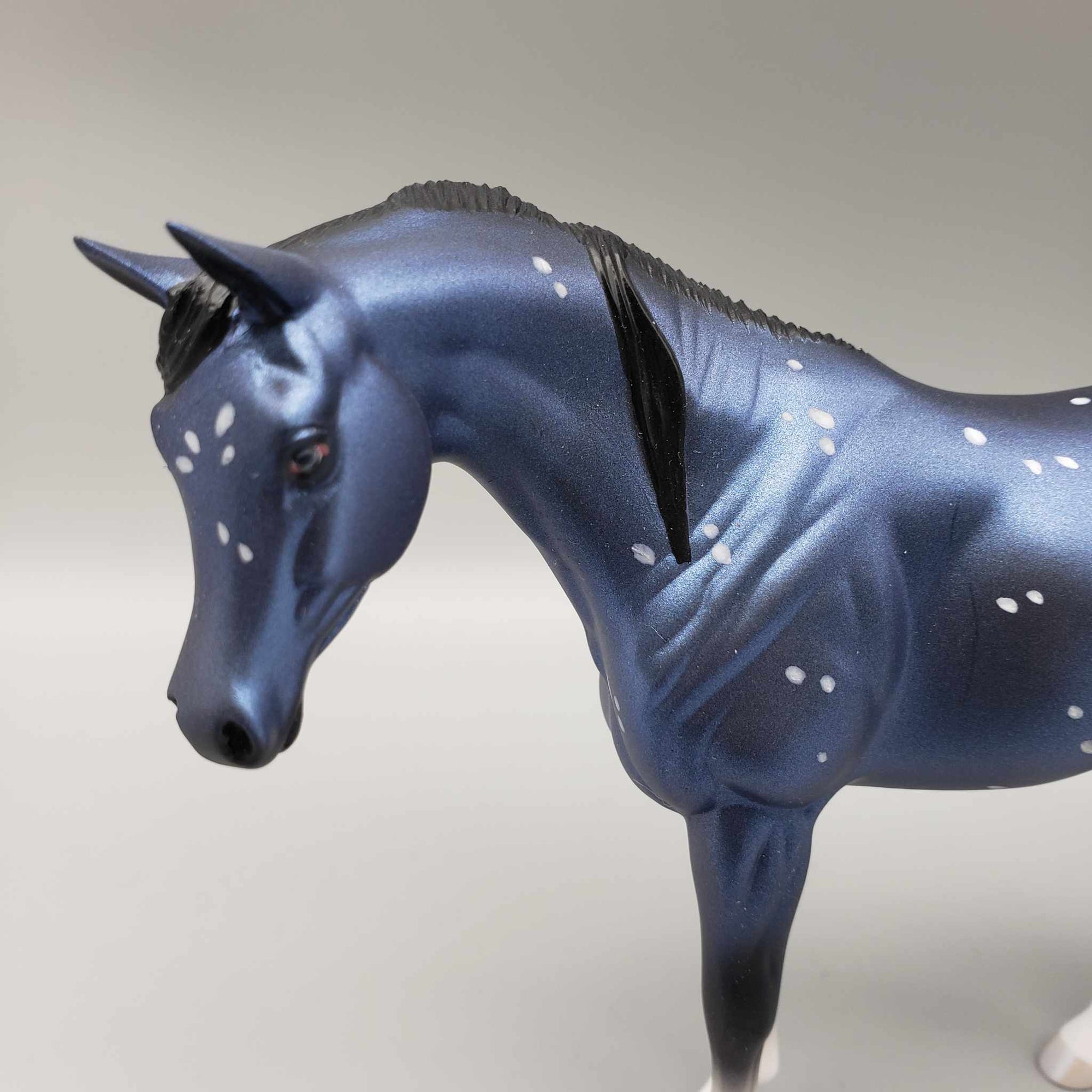 First Snow OOAK Deco Arabian Pebble By Ellen Robbins Holiday Sale HS23