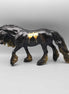 Midnight Toast OOAK Black and Gold Deco Irish Cob By Angela Marleau New Year Sales Collection NY23