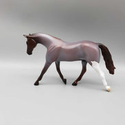 Warm Wishes OOAK Red Roan Warmblood Pebble By Angela Marleau New Year Sales Collection NY23
