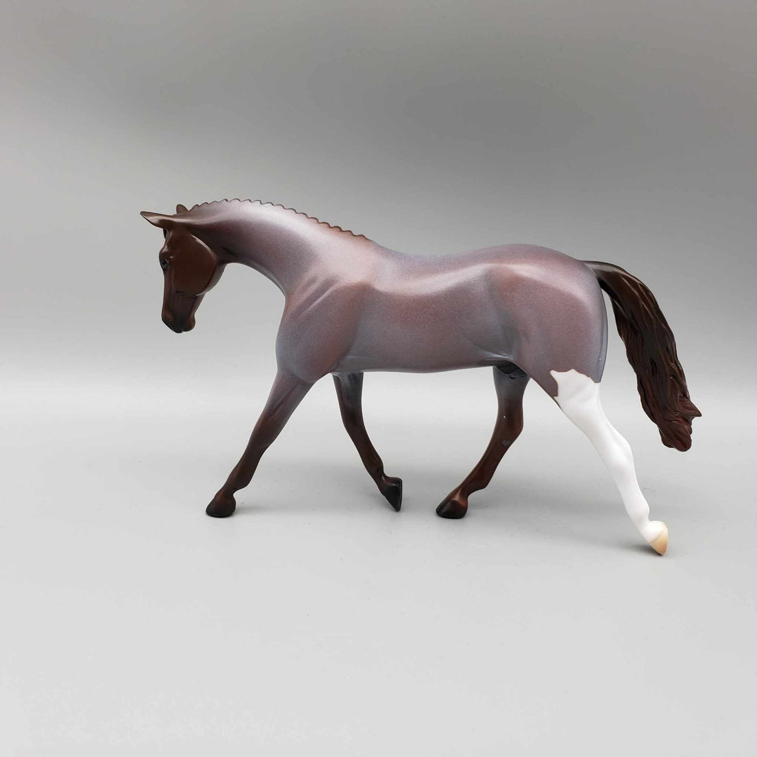 Warm Wishes OOAK Red Roan Warmblood Pebble By Angela Marleau New Year Sales Collection NY23