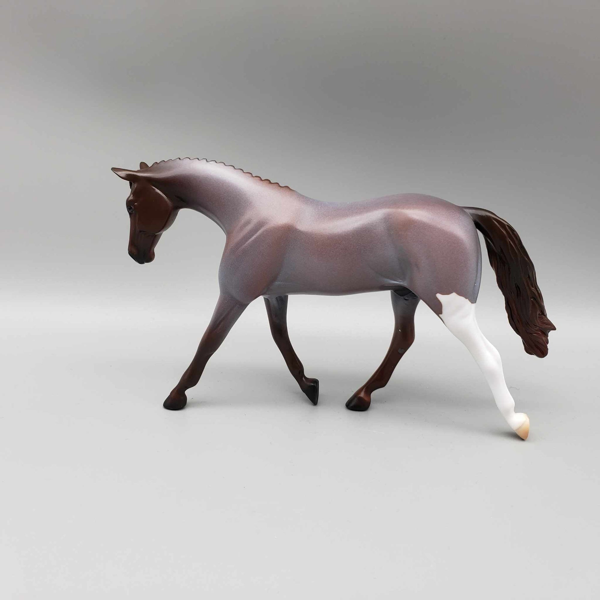 Warm Wishes OOAK Red Roan Warmblood Pebble By Angela Marleau New Year Sales Collection NY23