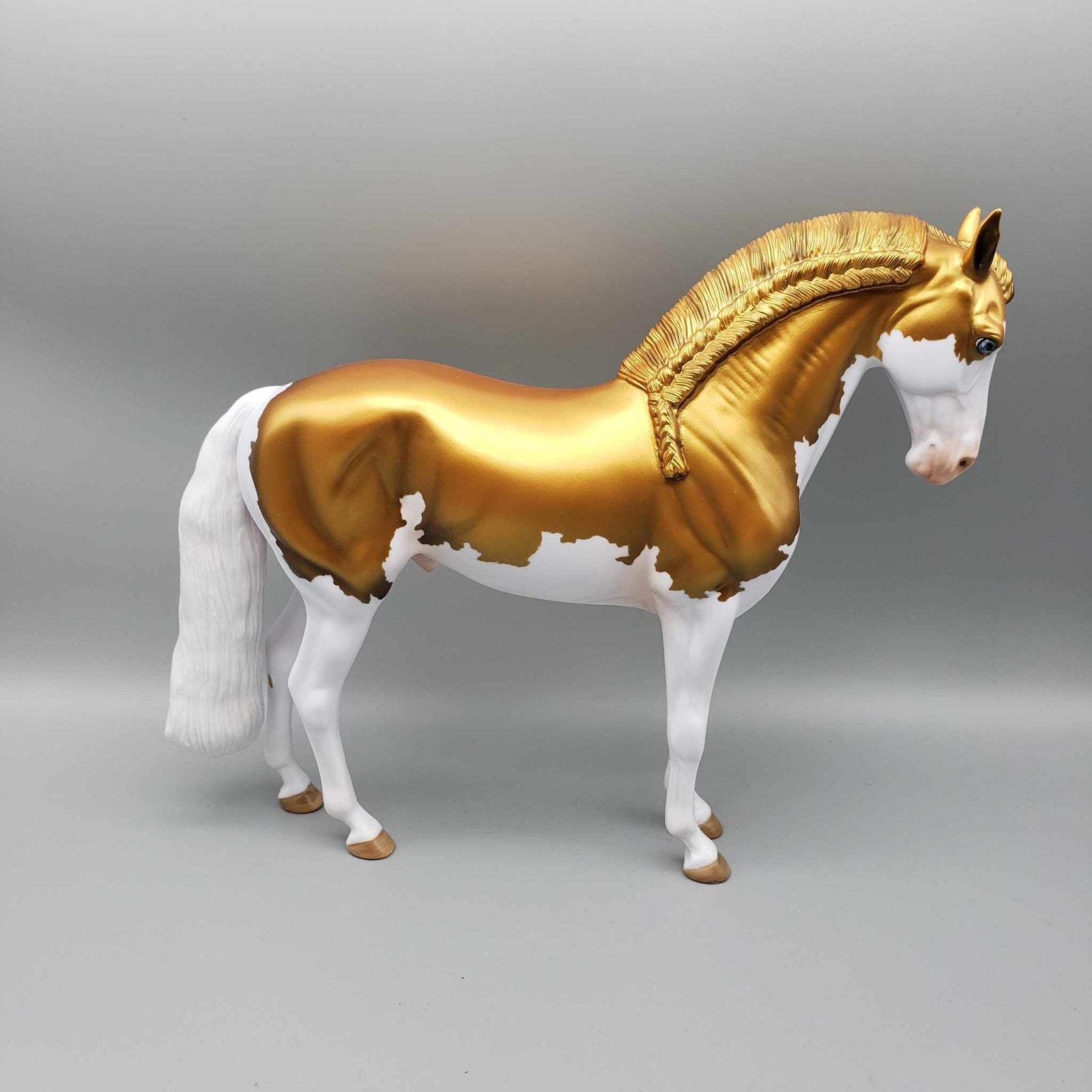 Golden Wishes OOAK Gold Deco Andalusian By Angela Marleau New Year Sales Collection NY23