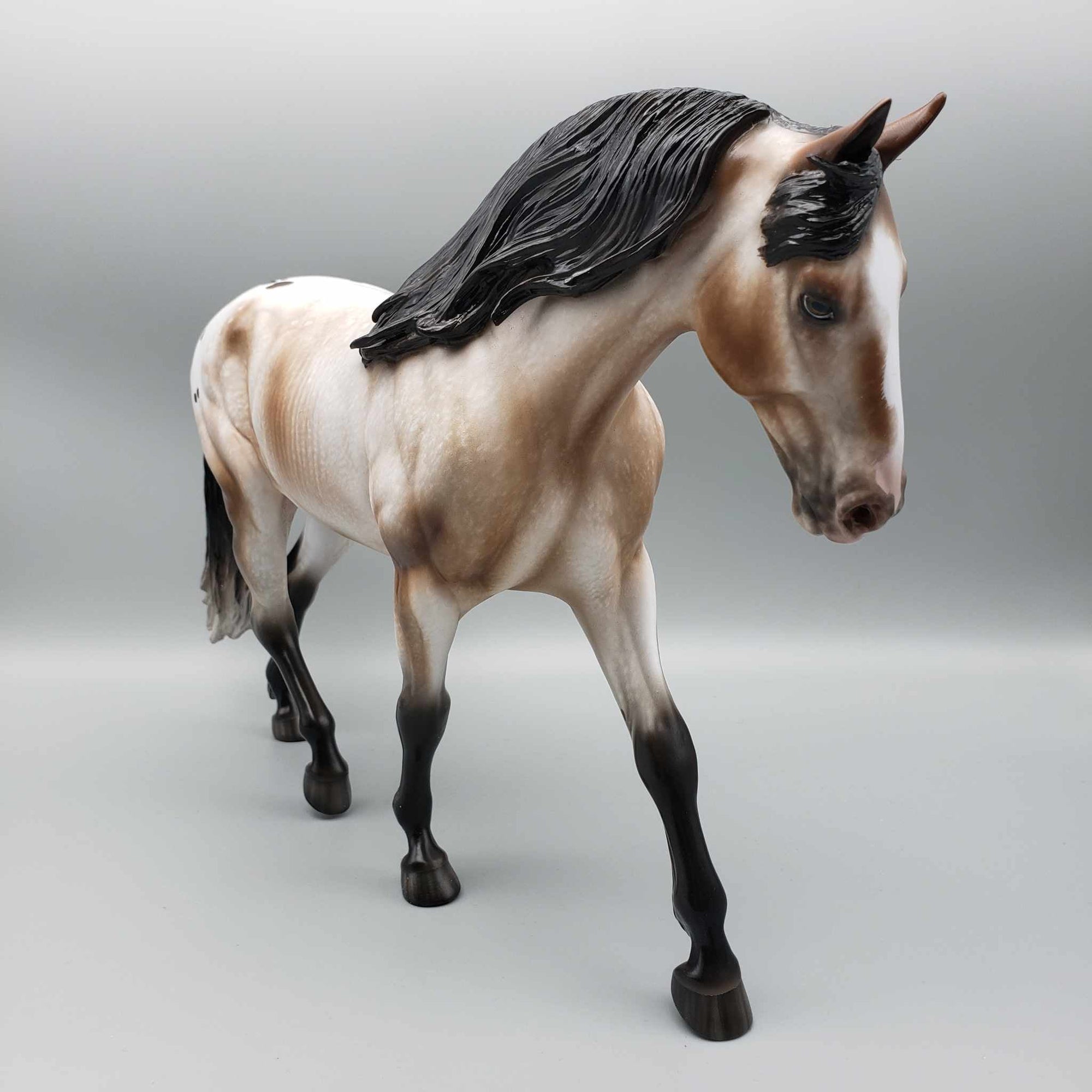 Cocktail Attire OOAK Bay Varnish Appaloosa Irish Draught By Sheryl Leisure Best Offer 12/18/23