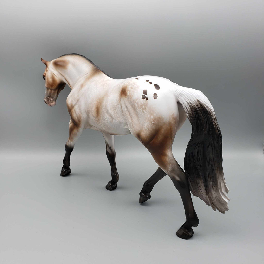 Cocktail Attire OOAK Bay Varnish Appaloosa Irish Draught By Sheryl Leisure Best Offer 12/18/23