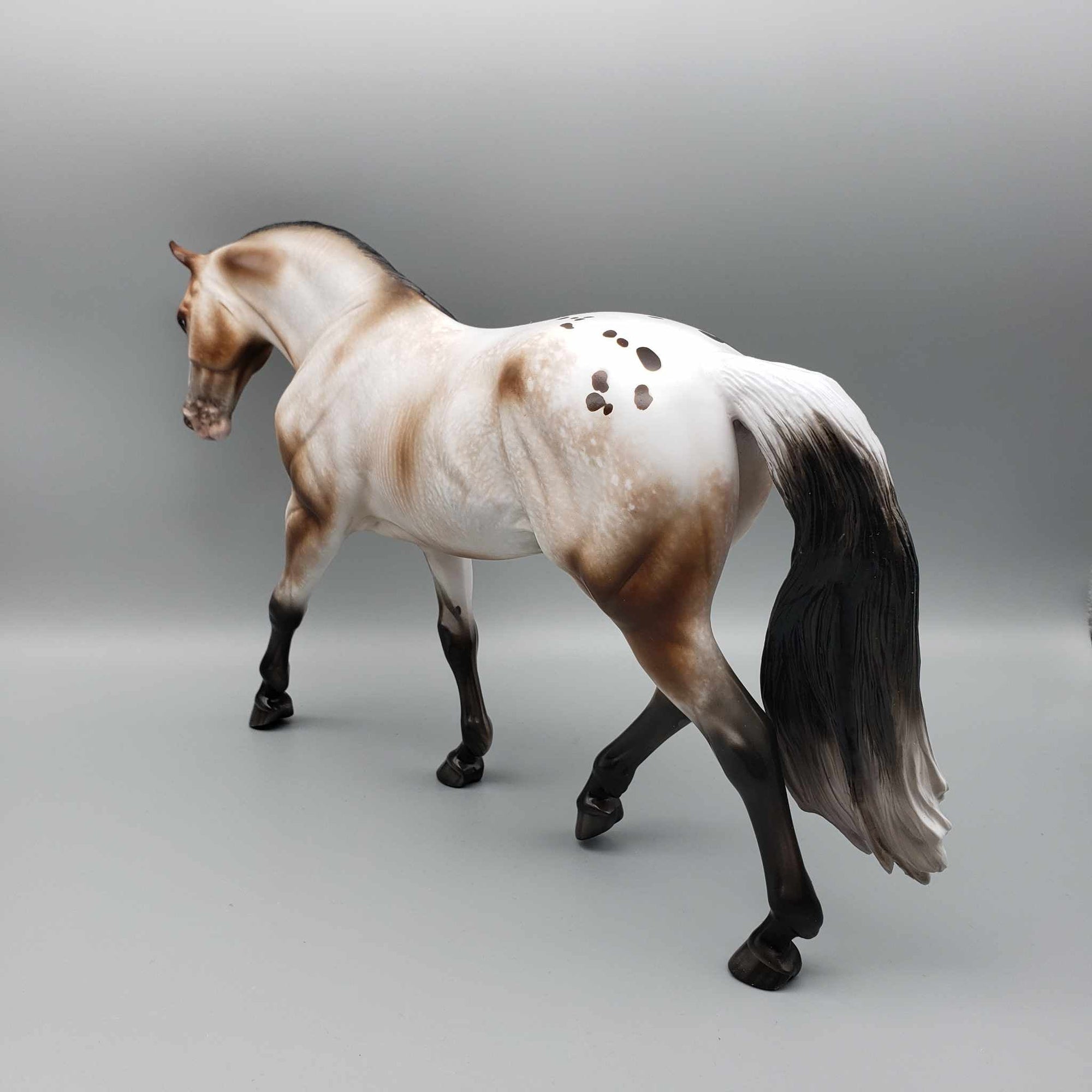 Cocktail Attire OOAK Bay Varnish Appaloosa Irish Draught By Sheryl Leisure Best Offer 12/18/23