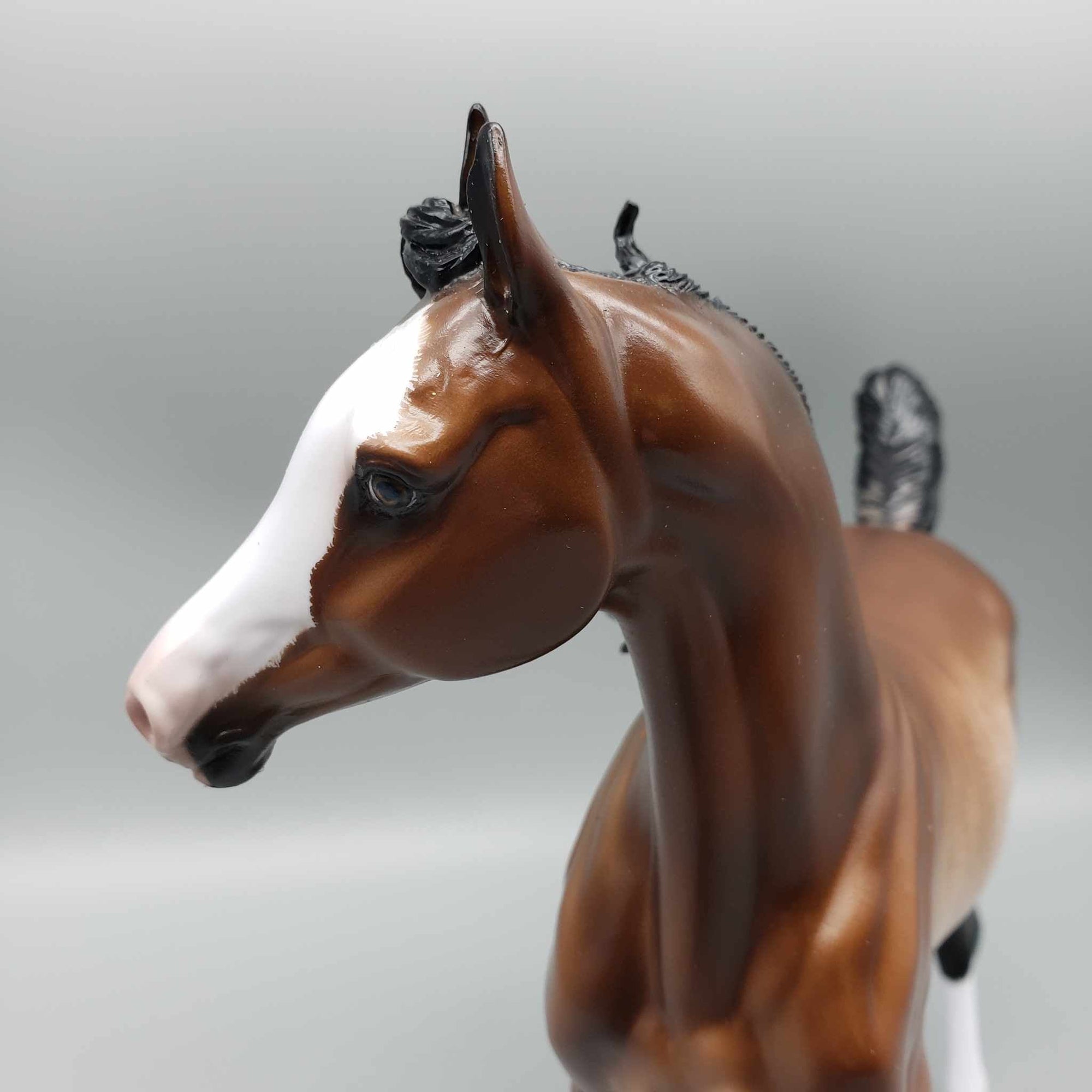 Bright Sparkler OOAK Bay Rabicano Arab Mare By Sheryl Leisure Best Offer 12/18/23