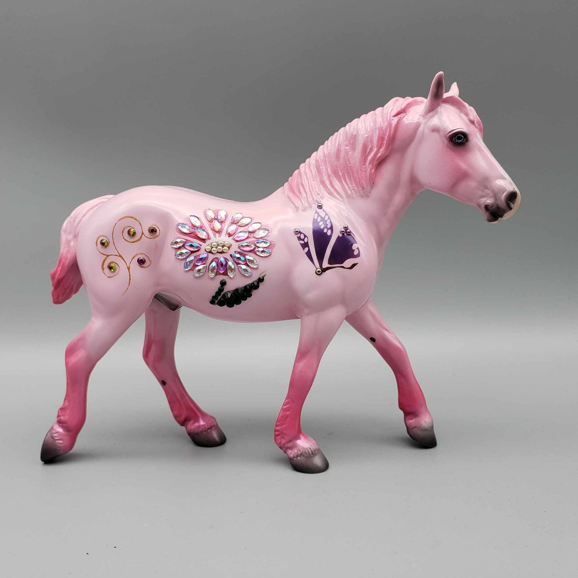 OOPSIE DAISY OOAK Pink Bling Draft Pebble By Dawn Quick Holiday Sale HS23