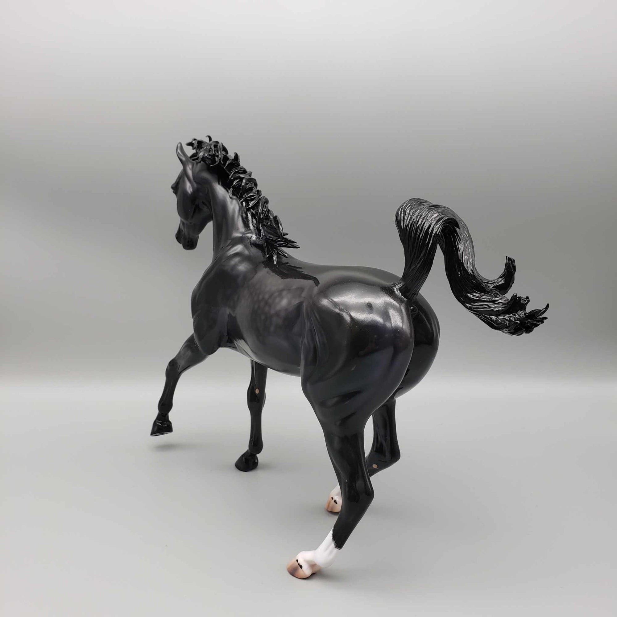 Wildcat OOAK Dappled Black Arab Mare By Caroline Boydston Best Offer 12/18/23