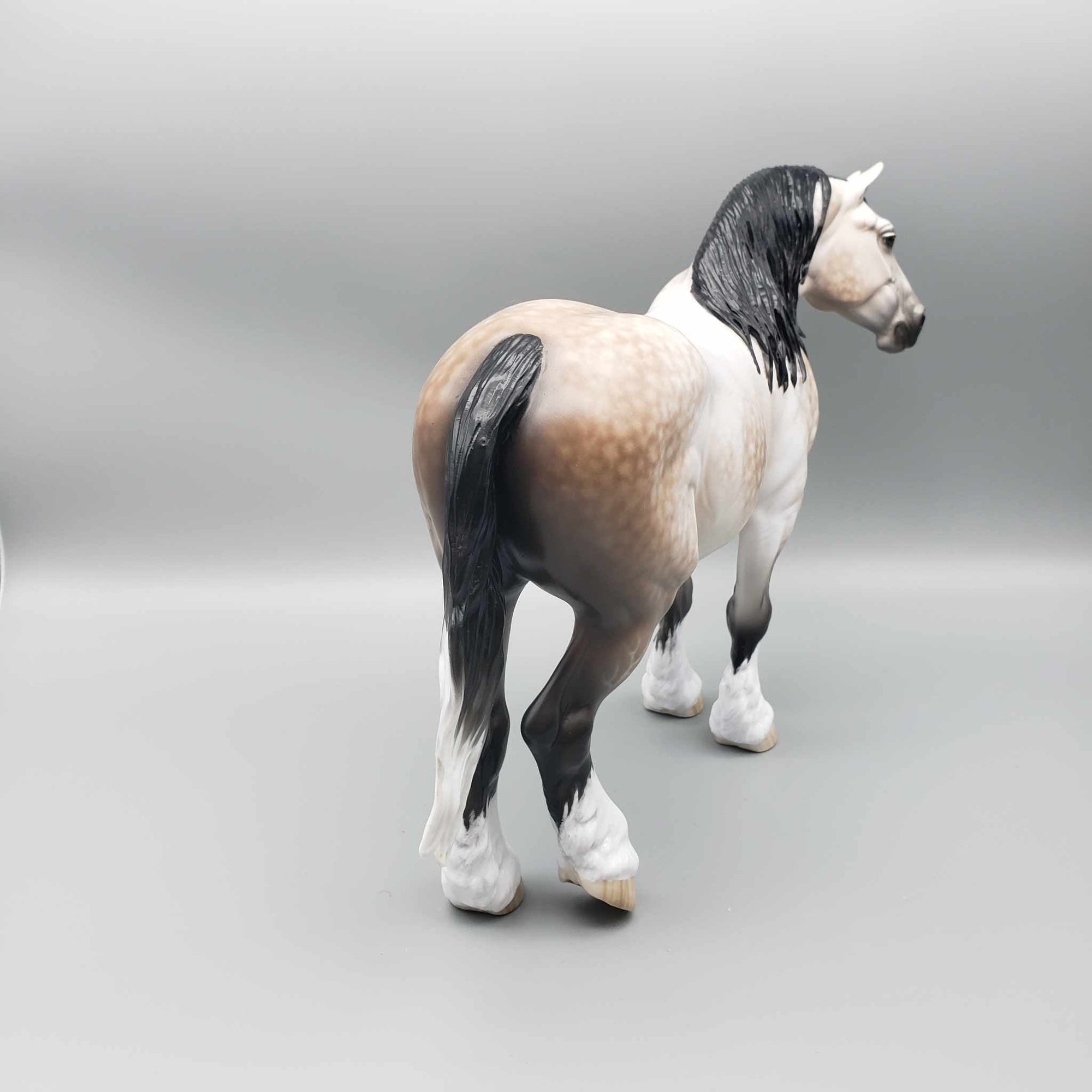 Lady Penelope OOAK Dappled Bay Going Grey Heavy Draft By Sheryl Leisure Best Offers 12/26/23